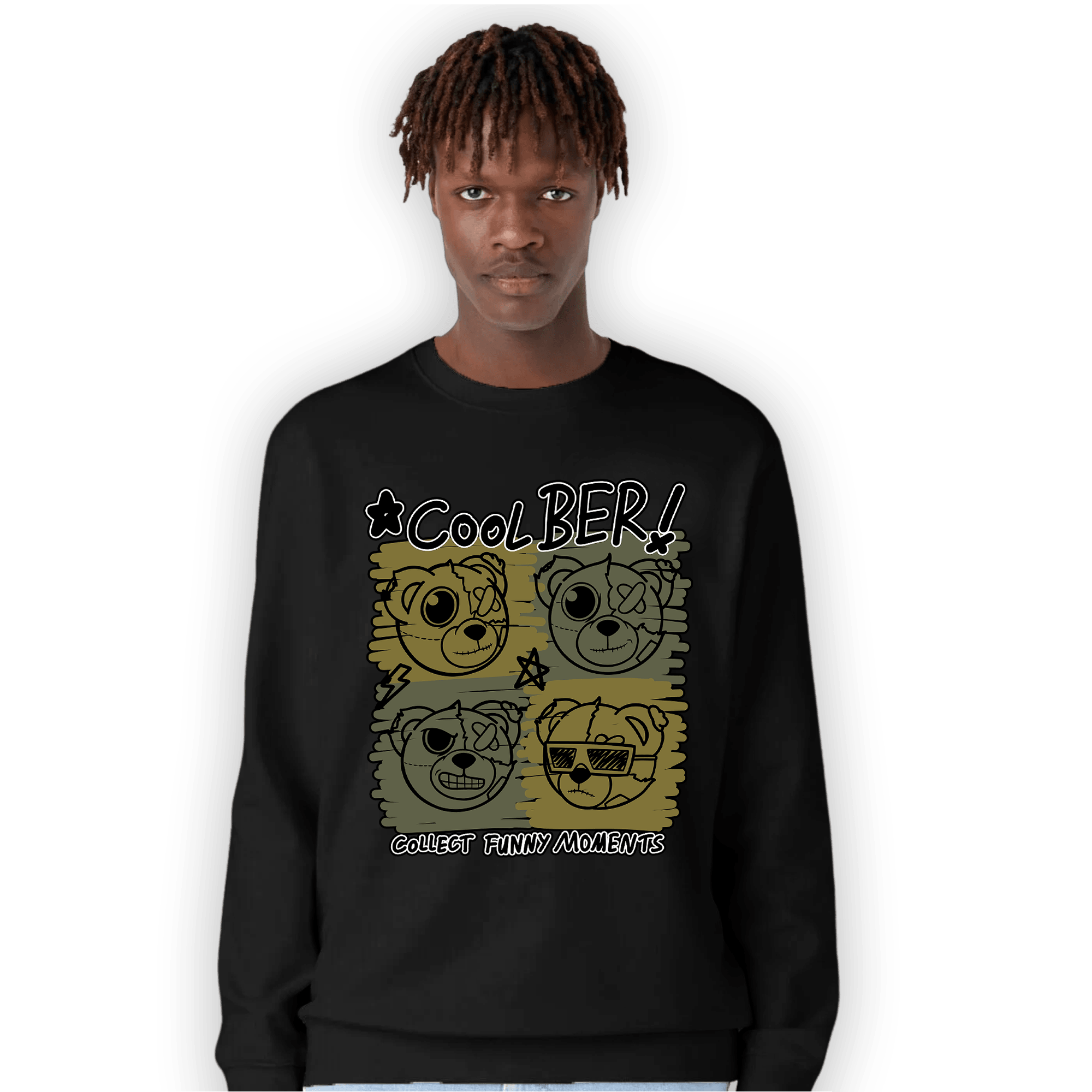 SE Craft Medium Olive 4s Sweatshirt Match Cool BER - NastyJamz