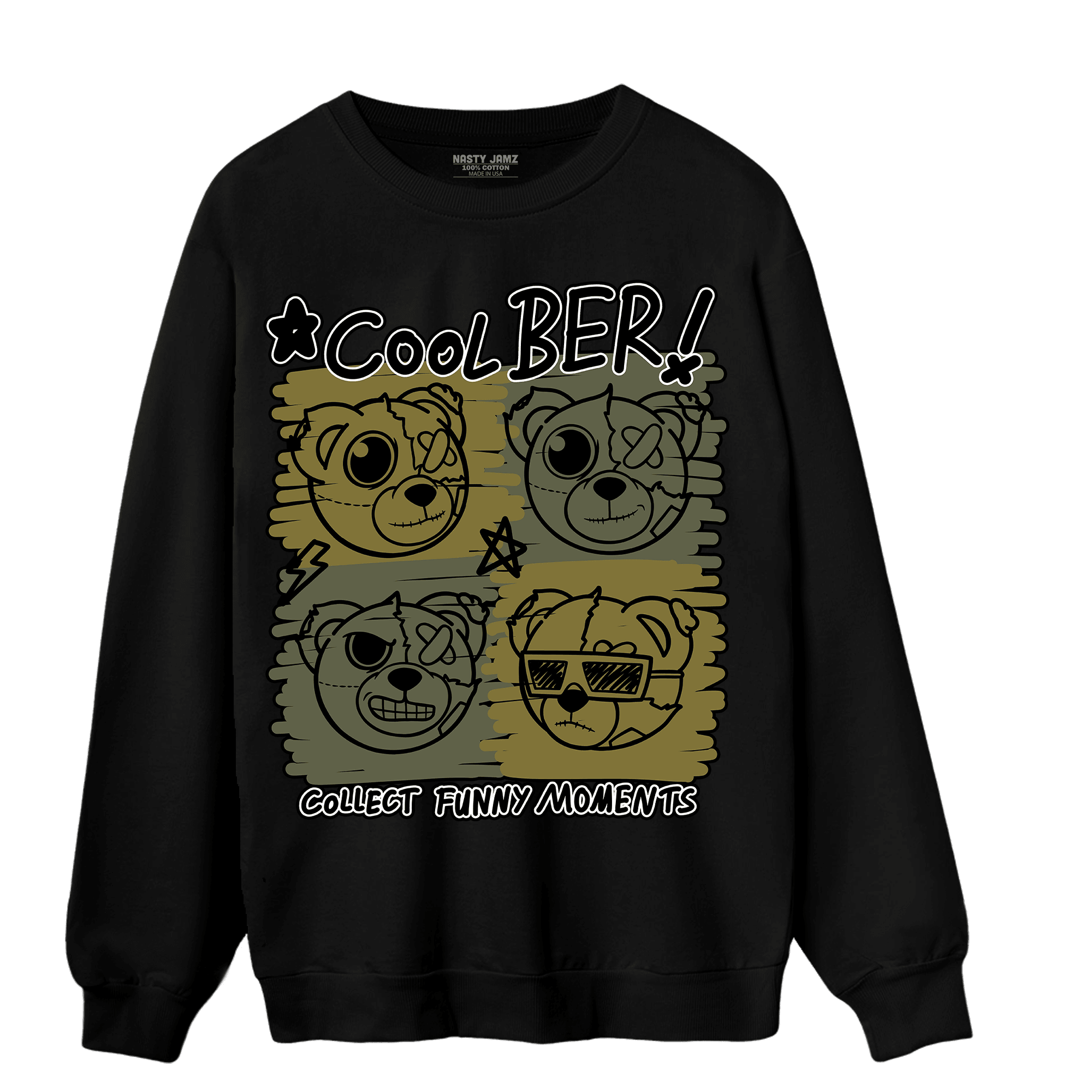 SE Craft Medium Olive 4s Sweatshirt Match Cool BER - NastyJamz