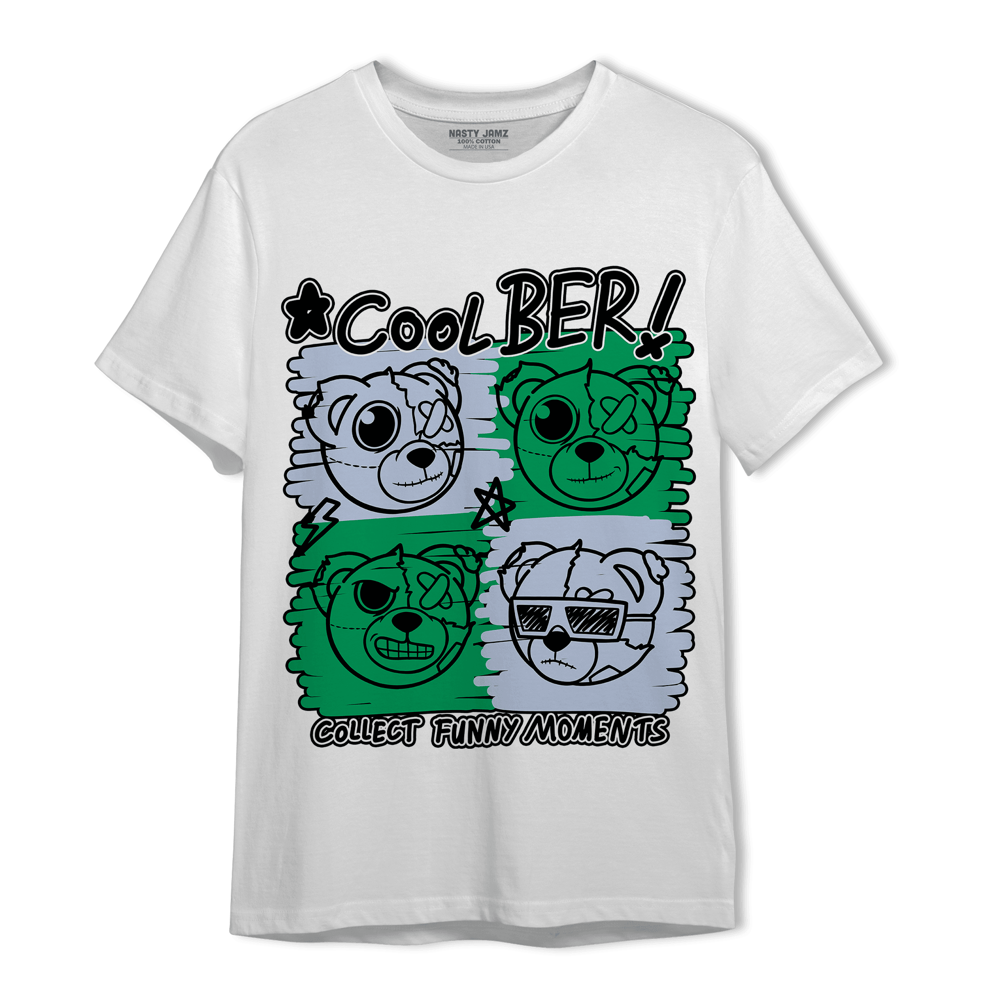 Lucky Green 5s T Shirt Match Cool BER - NastyJamz