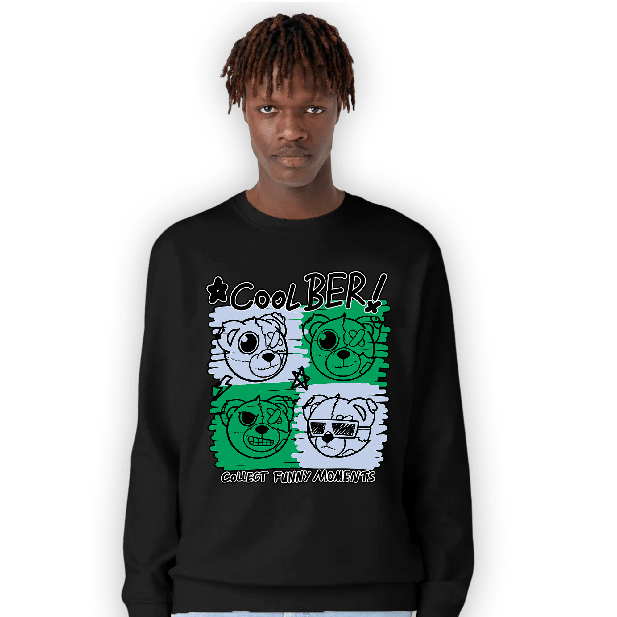 Lucky Green 5s Sweatshirt Match Cool BER - NastyJamz