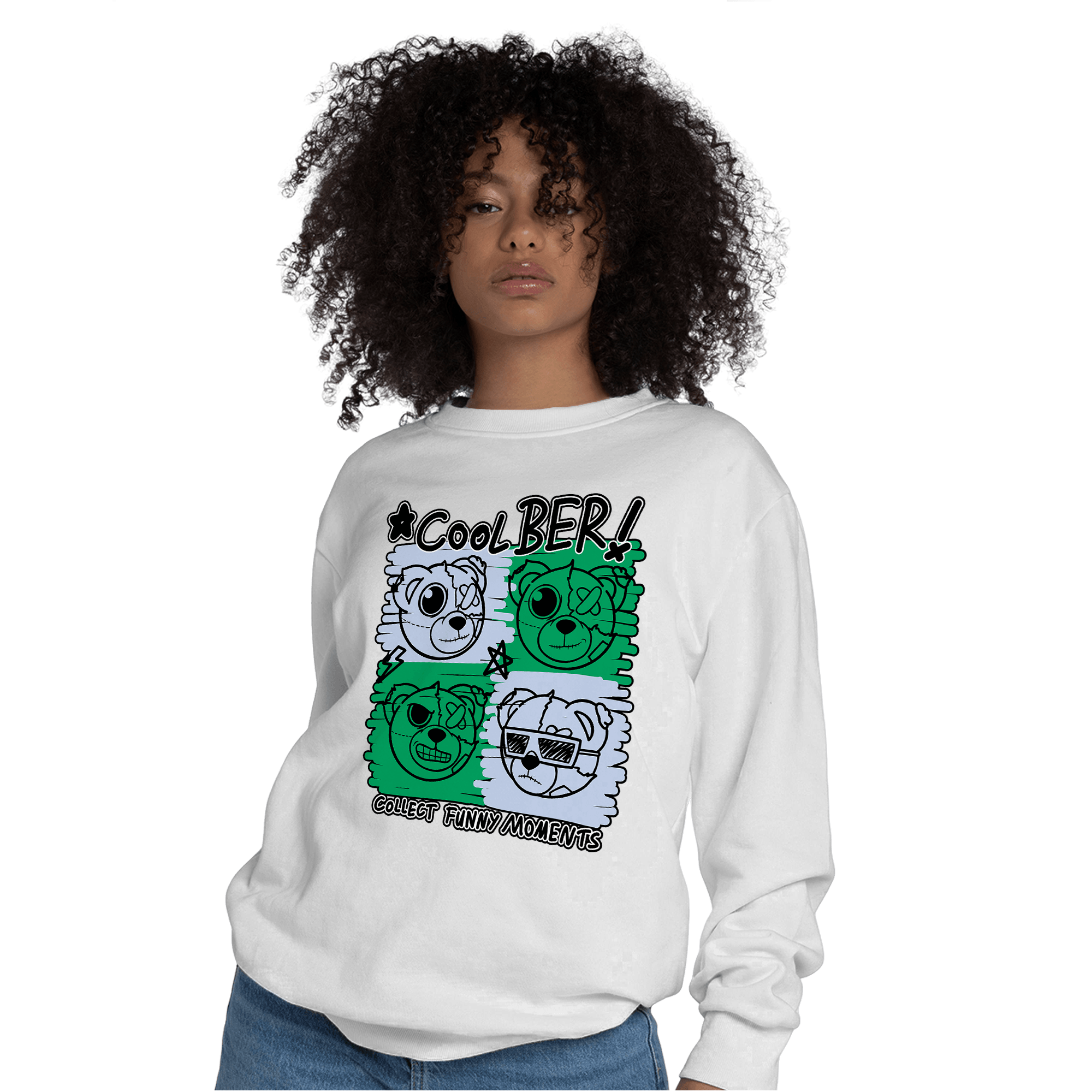 Lucky Green 5s Sweatshirt Match Cool BER - NastyJamz