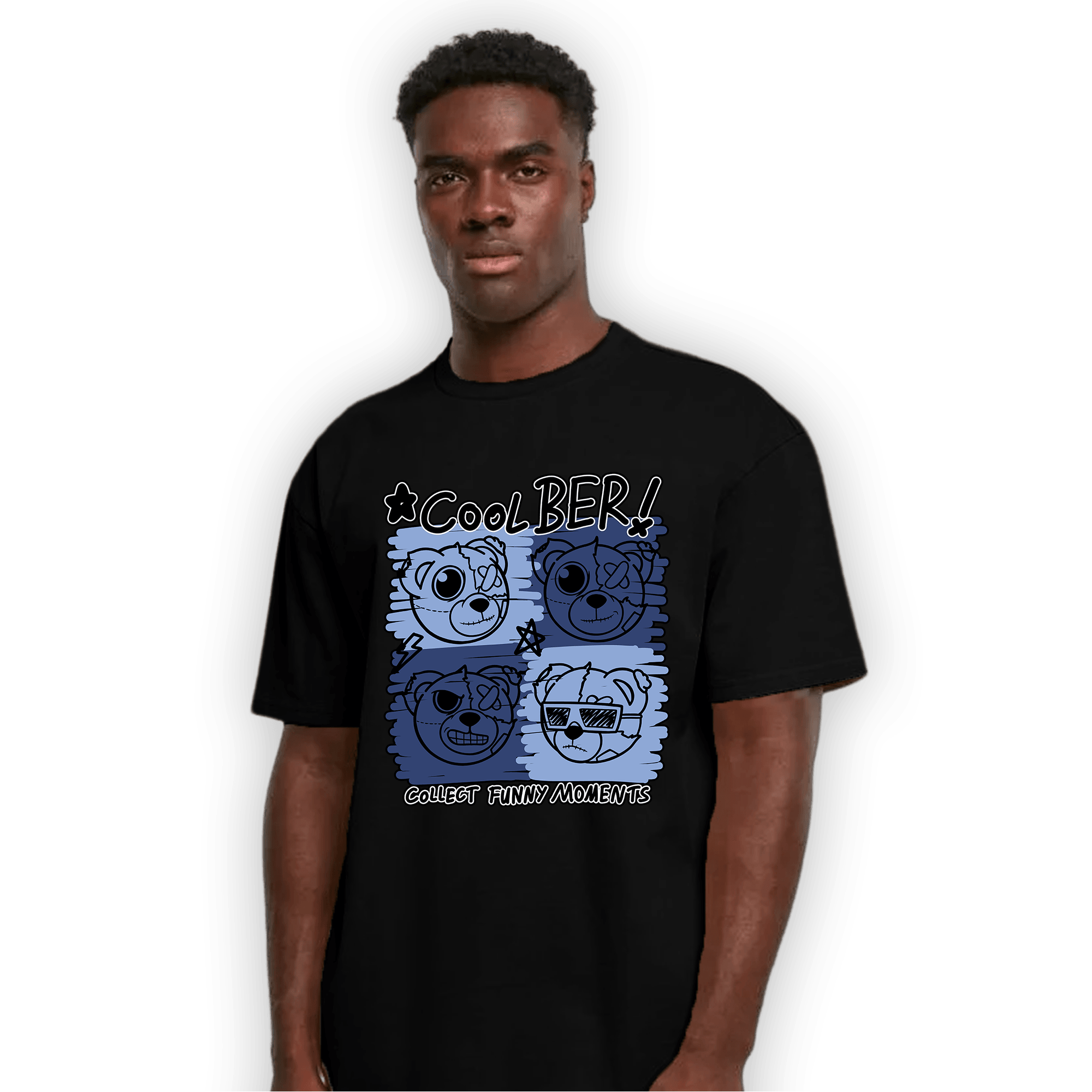 Midnight Navy 5s T Shirt Match Cool BER - NastyJamz