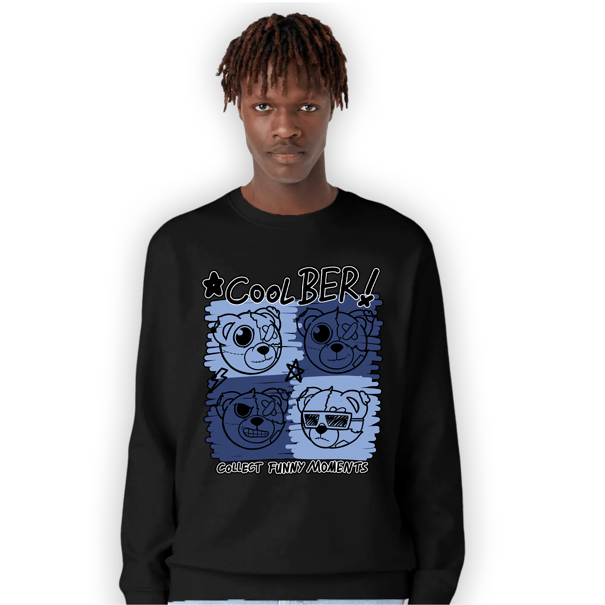 Midnight Navy 5s Sweatshirt Match Cool BER - NastyJamz