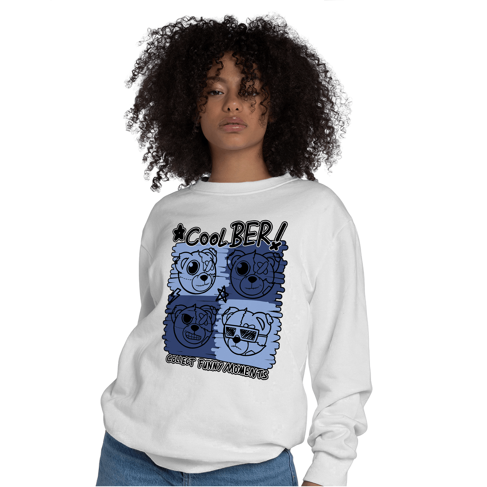 Midnight Navy 5s Sweatshirt Match Cool BER - NastyJamz