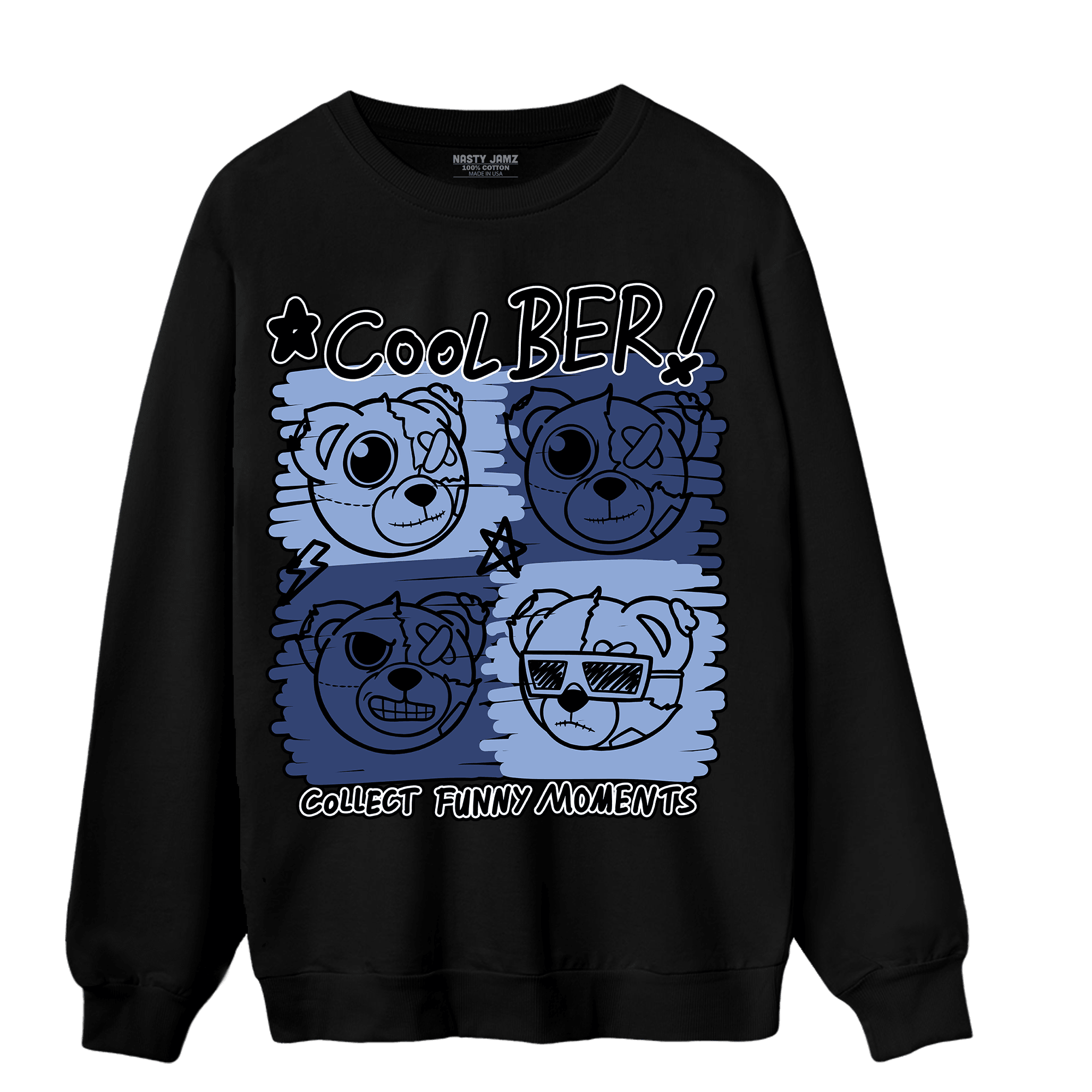 Midnight Navy 5s Sweatshirt Match Cool BER - NastyJamz