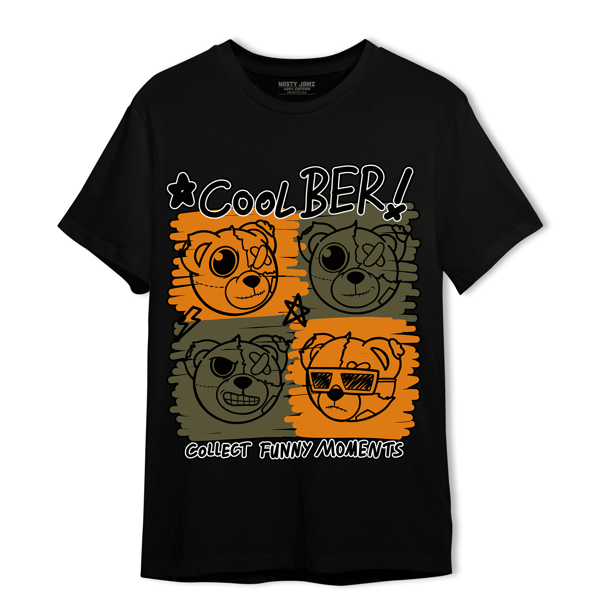 Olive 5s T Shirt Match Cool BER - NastyJamz