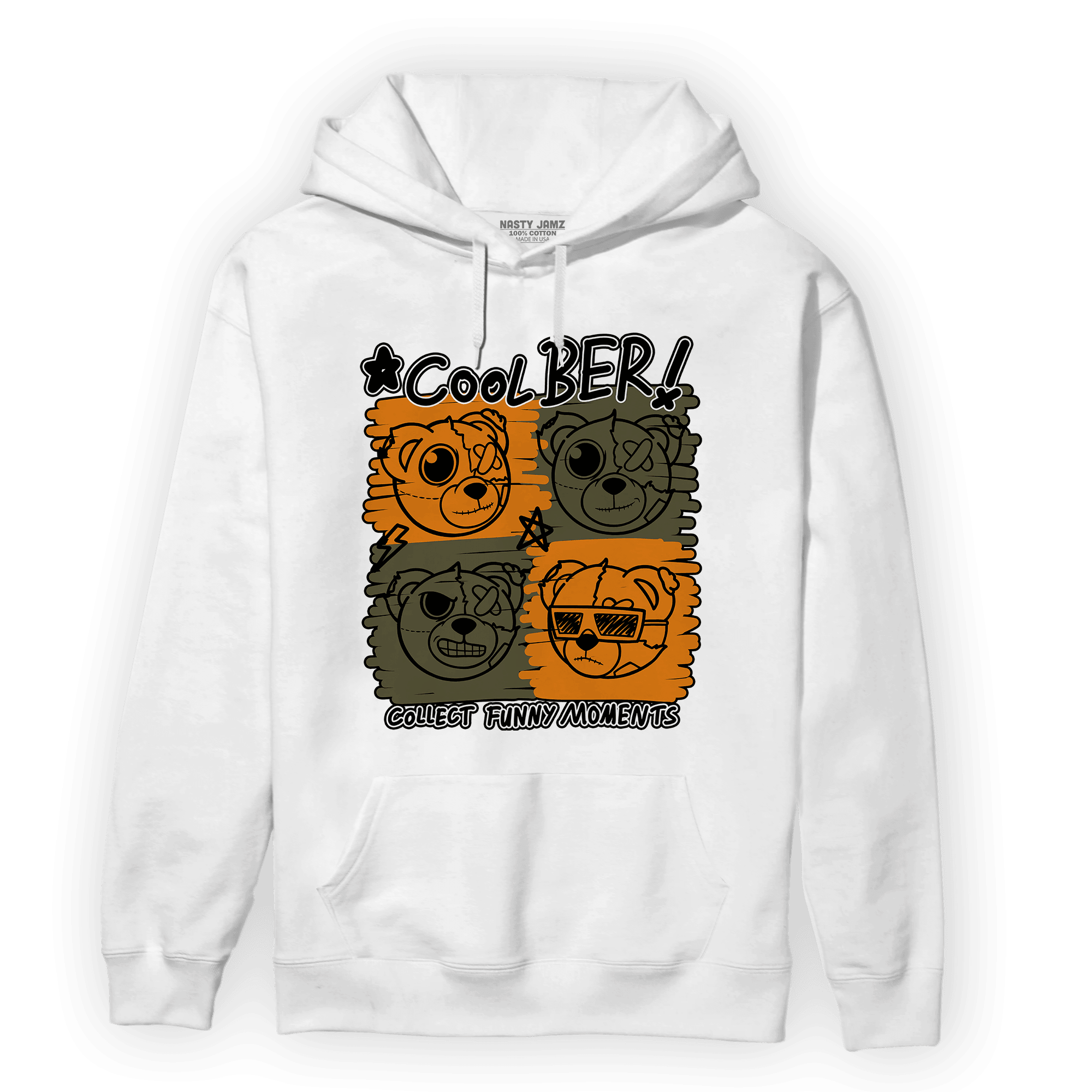Olive 5s Hoodie Match Cool BER - NastyJamz