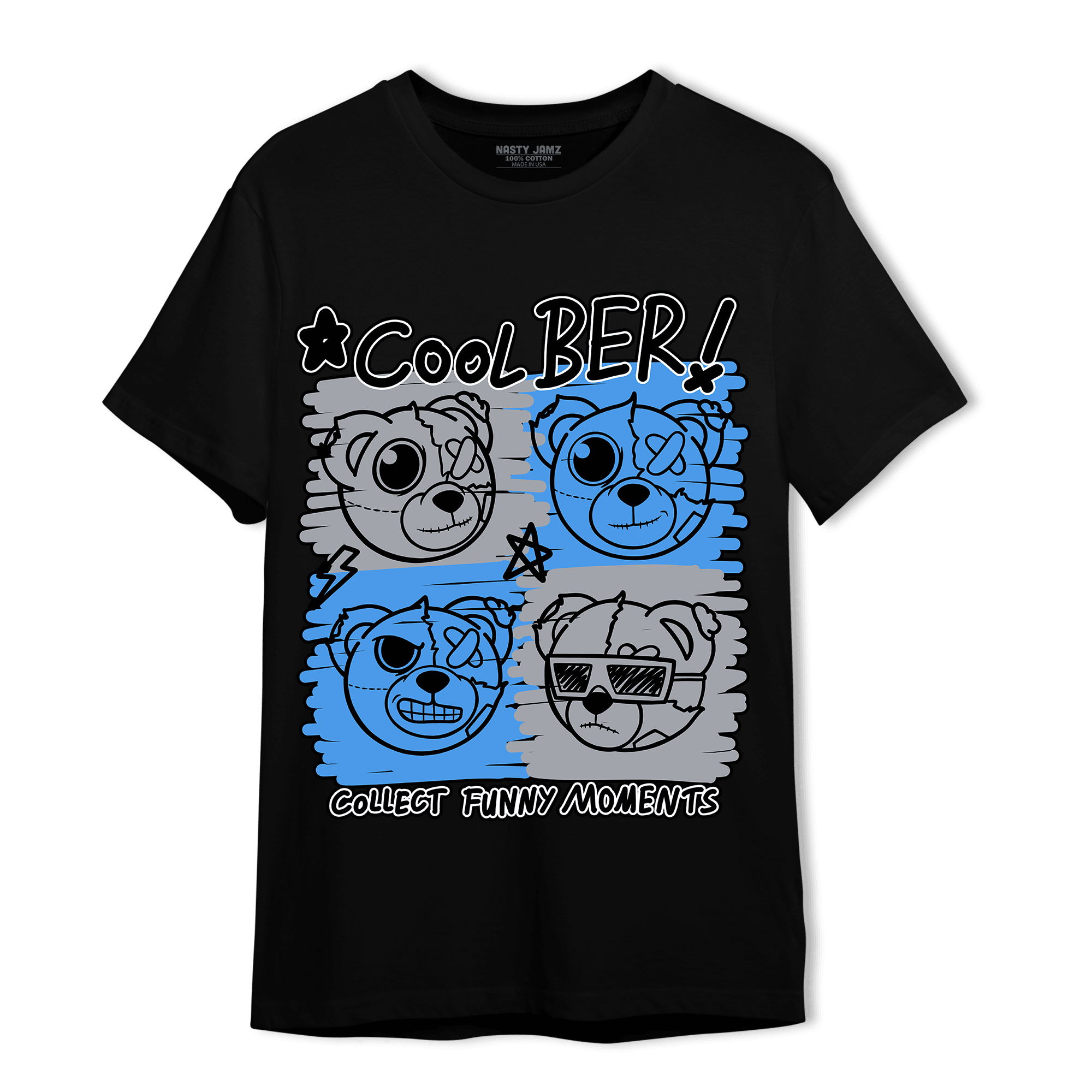 University Blue 5s T Shirt Match Cool BER - NastyJamz