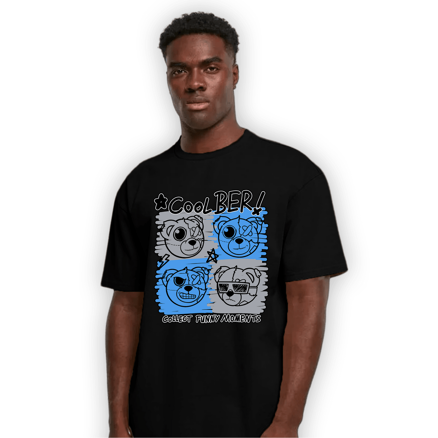 University Blue 5s T Shirt Match Cool BER - NastyJamz