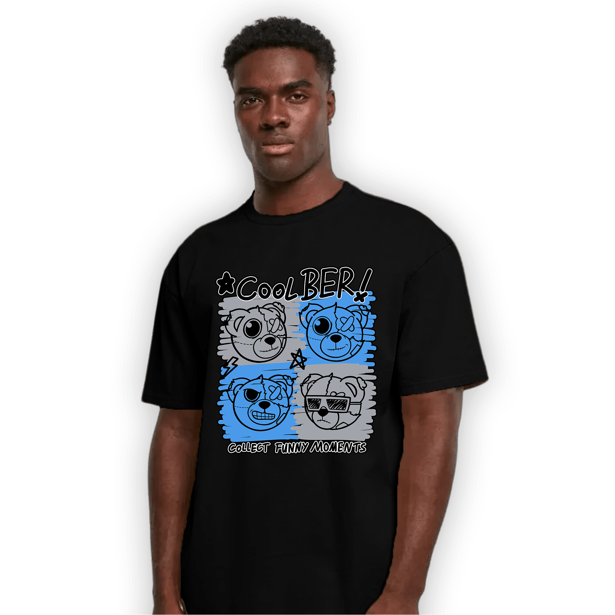 University Blue 5s T Shirt Match Cool BER - NastyJamz
