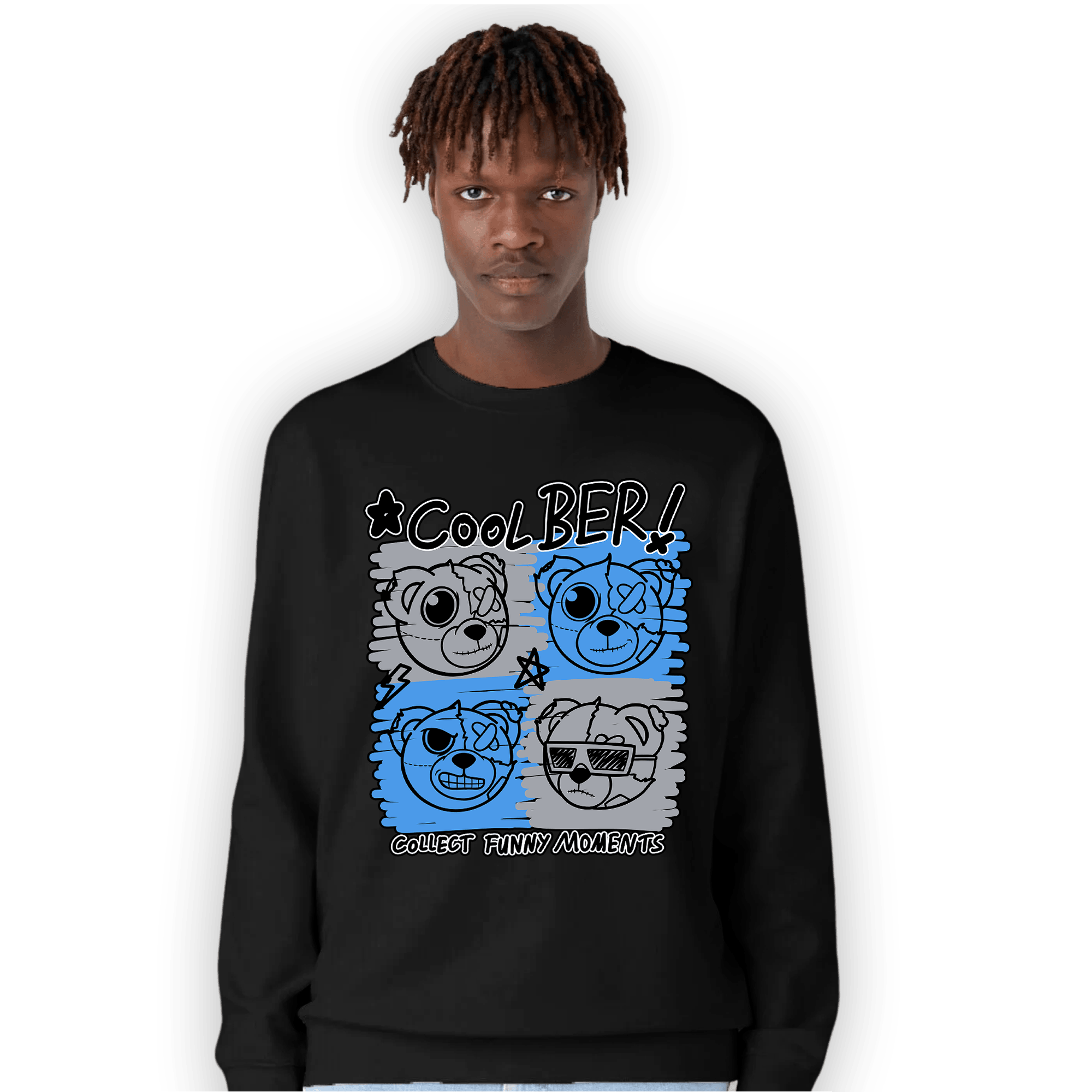 University Blue 5s Sweatshirt Match Cool BER - NastyJamz