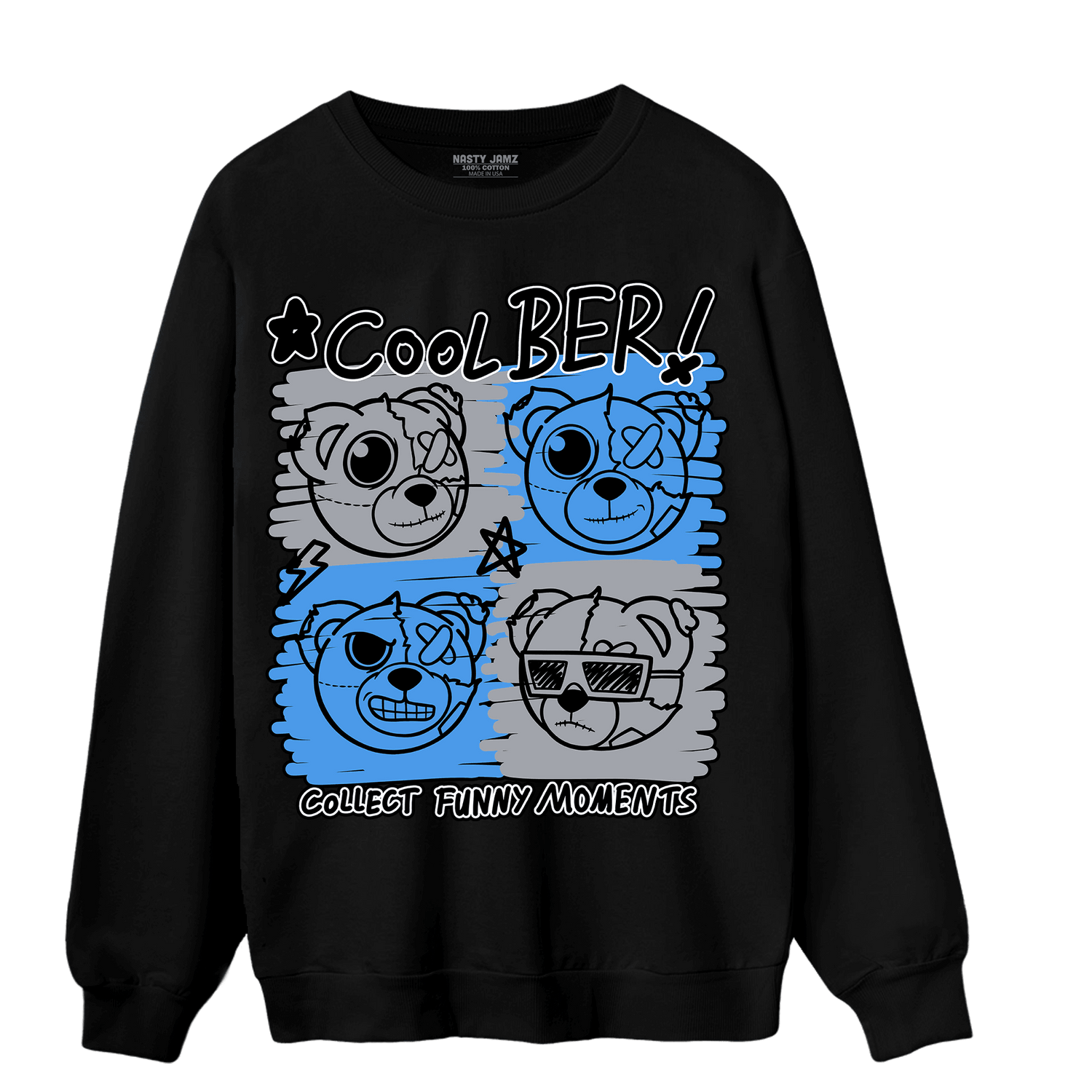 University Blue 5s Sweatshirt Match Cool BER - NastyJamz