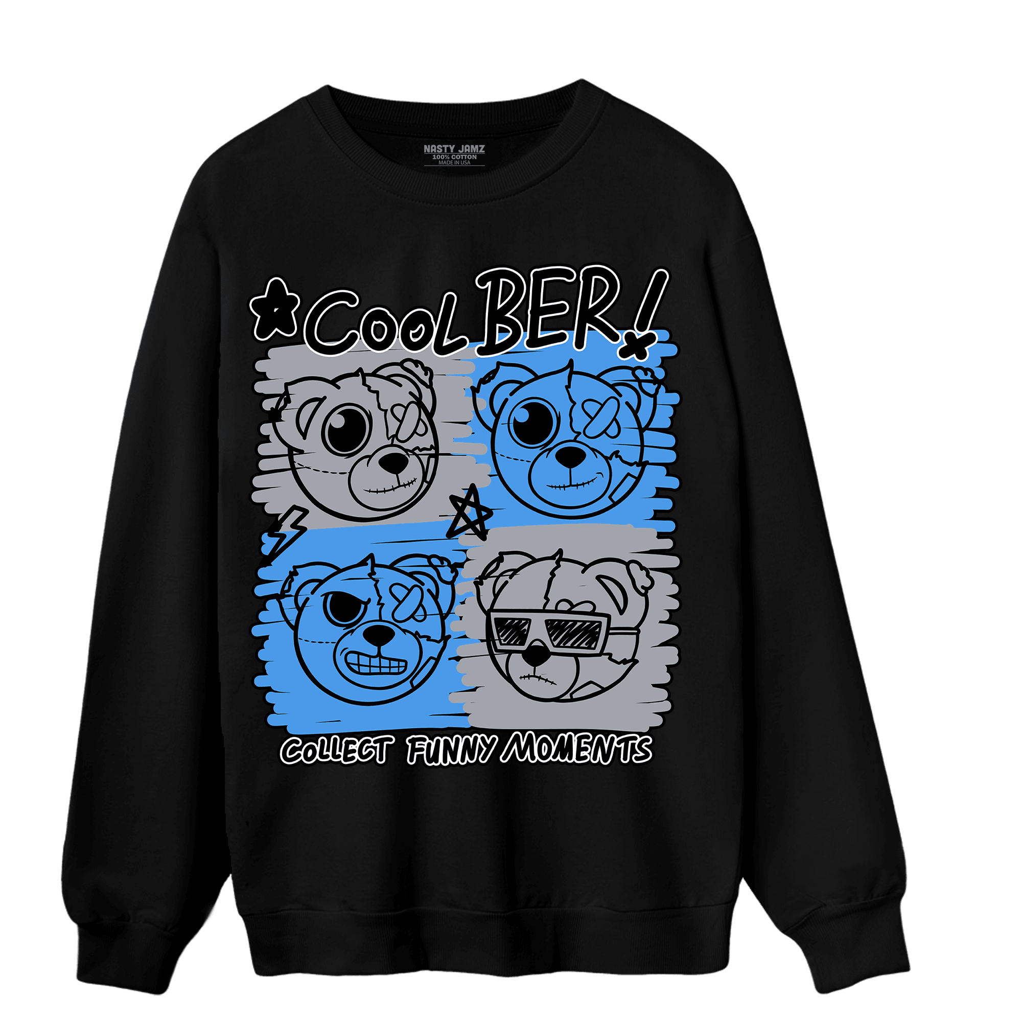 University Blue 5s Sweatshirt Match Cool BER - NastyJamz