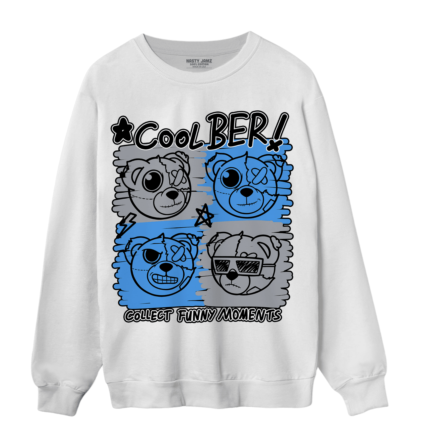 University Blue 5s Sweatshirt Match Cool BER - NastyJamz