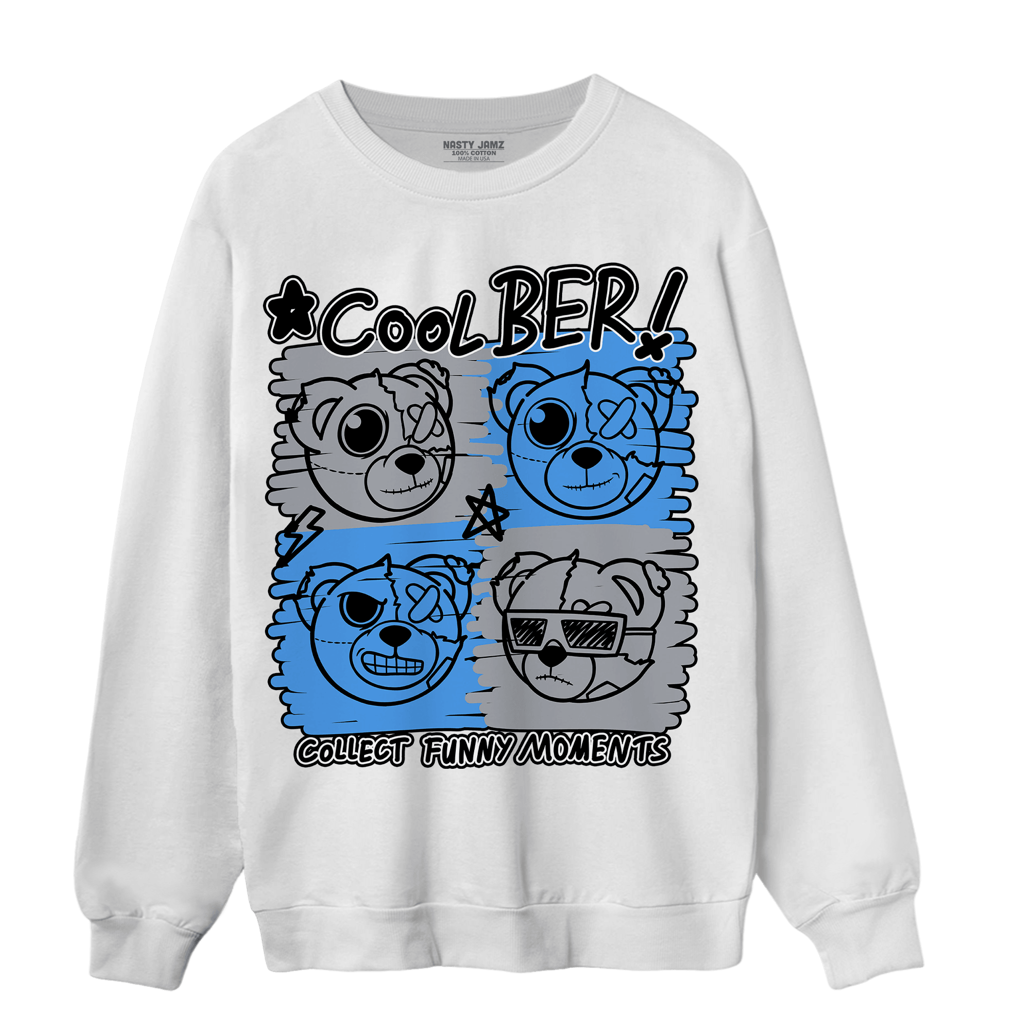 University Blue 5s Sweatshirt Match Cool BER - NastyJamz