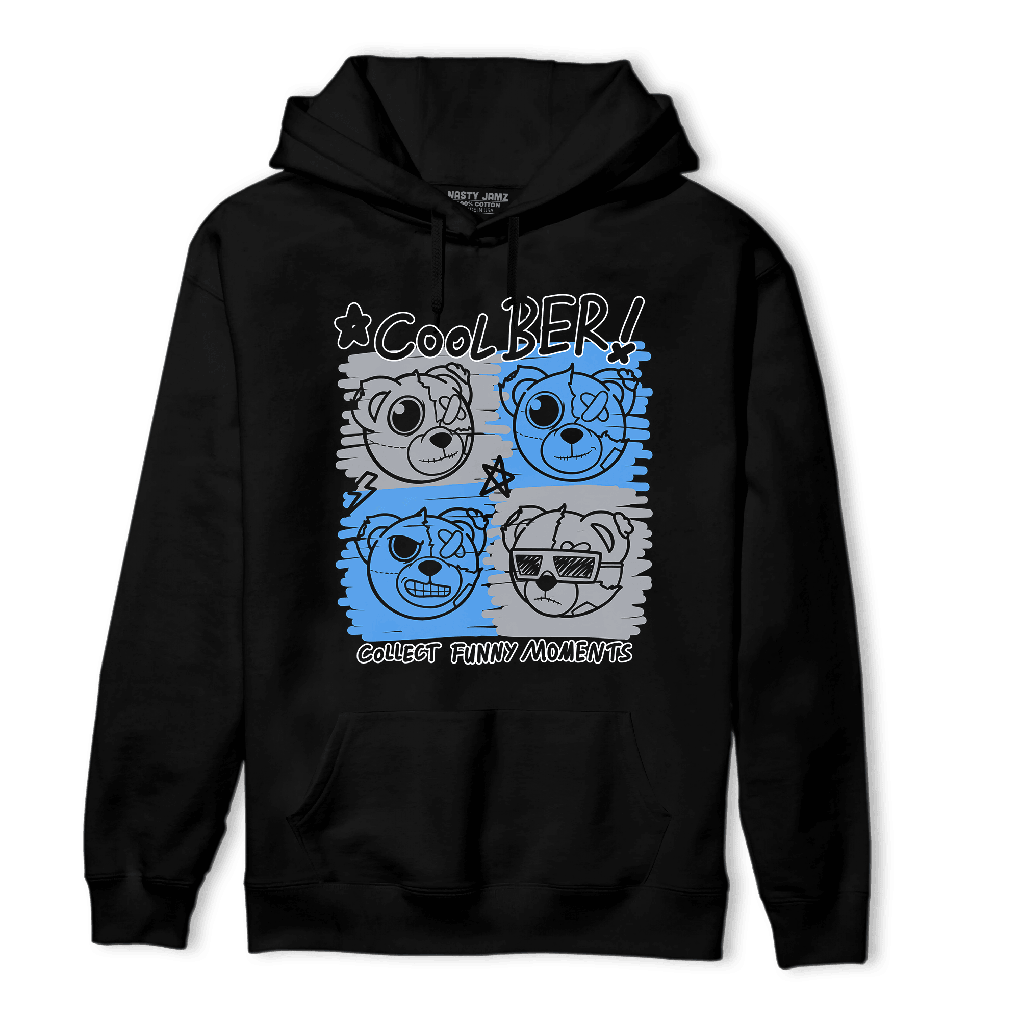 University Blue 5s Hoodie Match Cool BER - NastyJamz