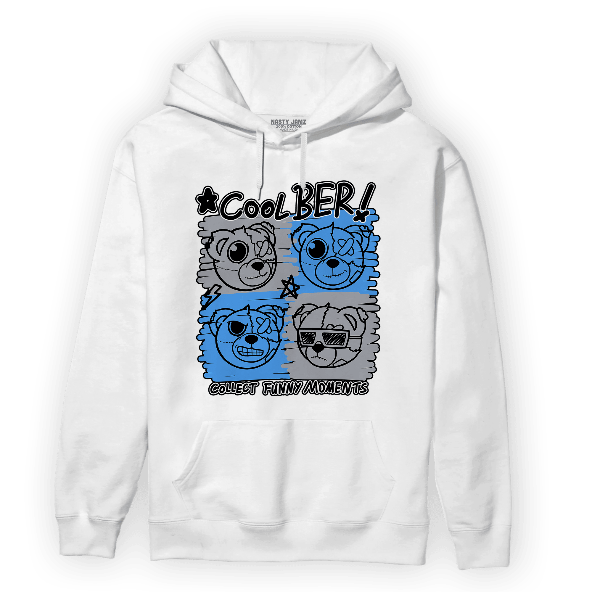 University Blue 5s Hoodie Match Cool BER - NastyJamz