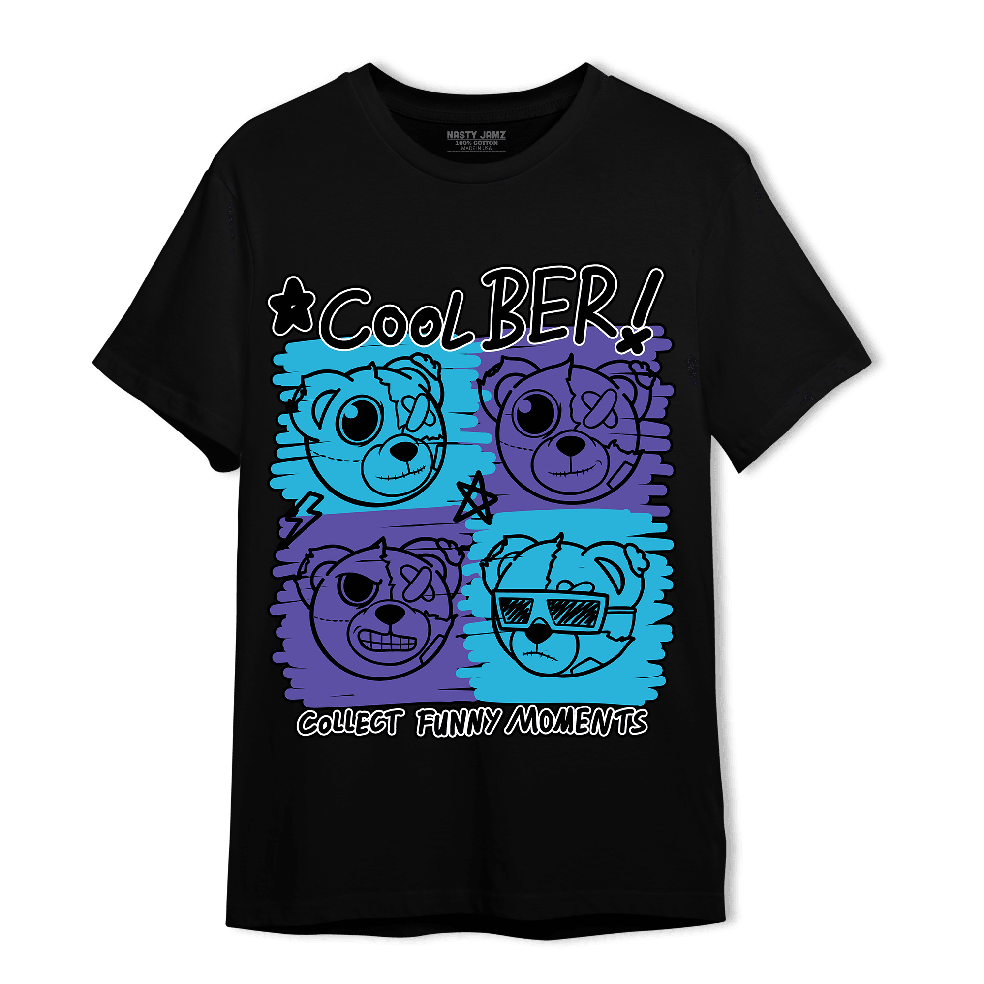 Aqua 6s T Shirt Match Cool BER - NastyJamz