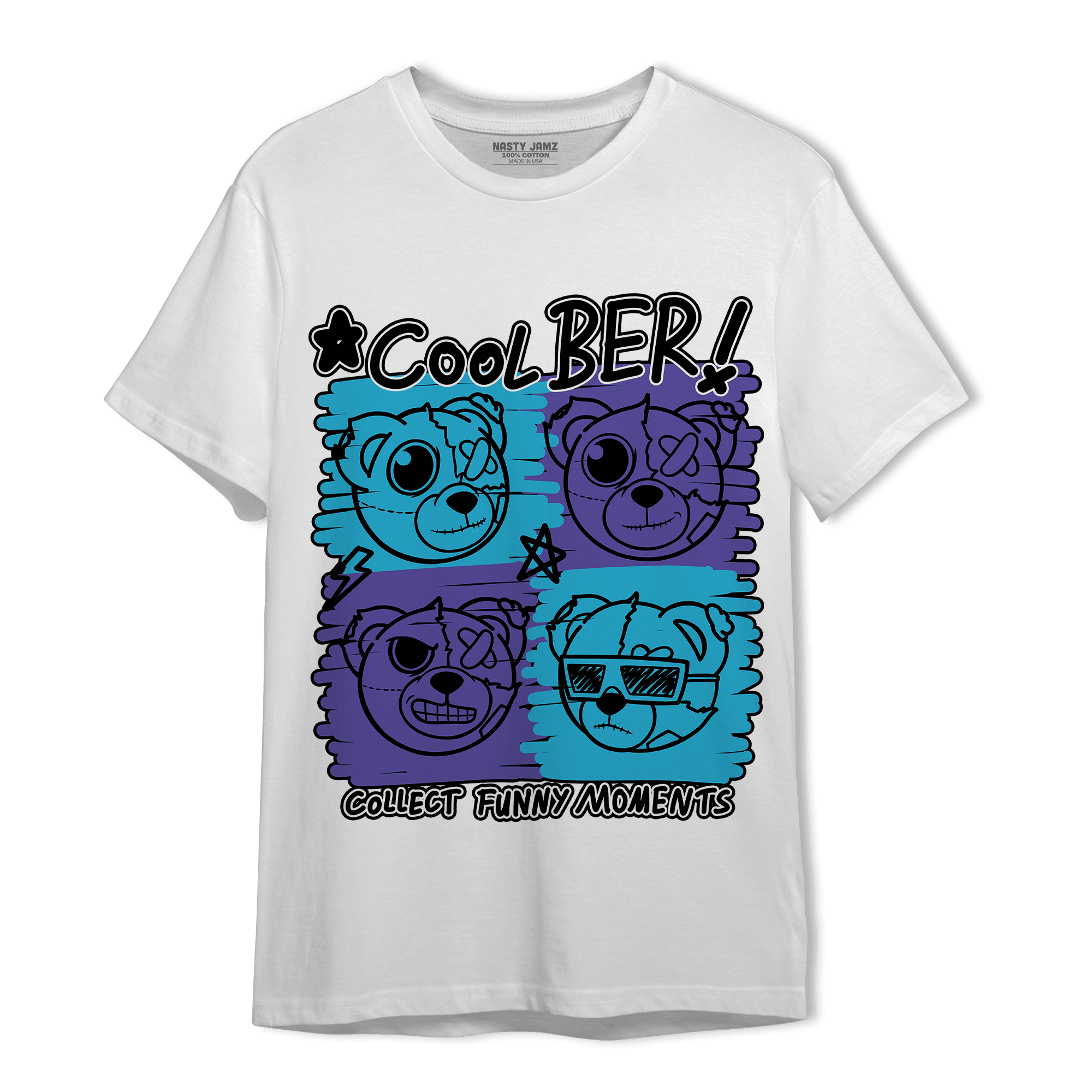 Aqua 6s T Shirt Match Cool BER - NastyJamz