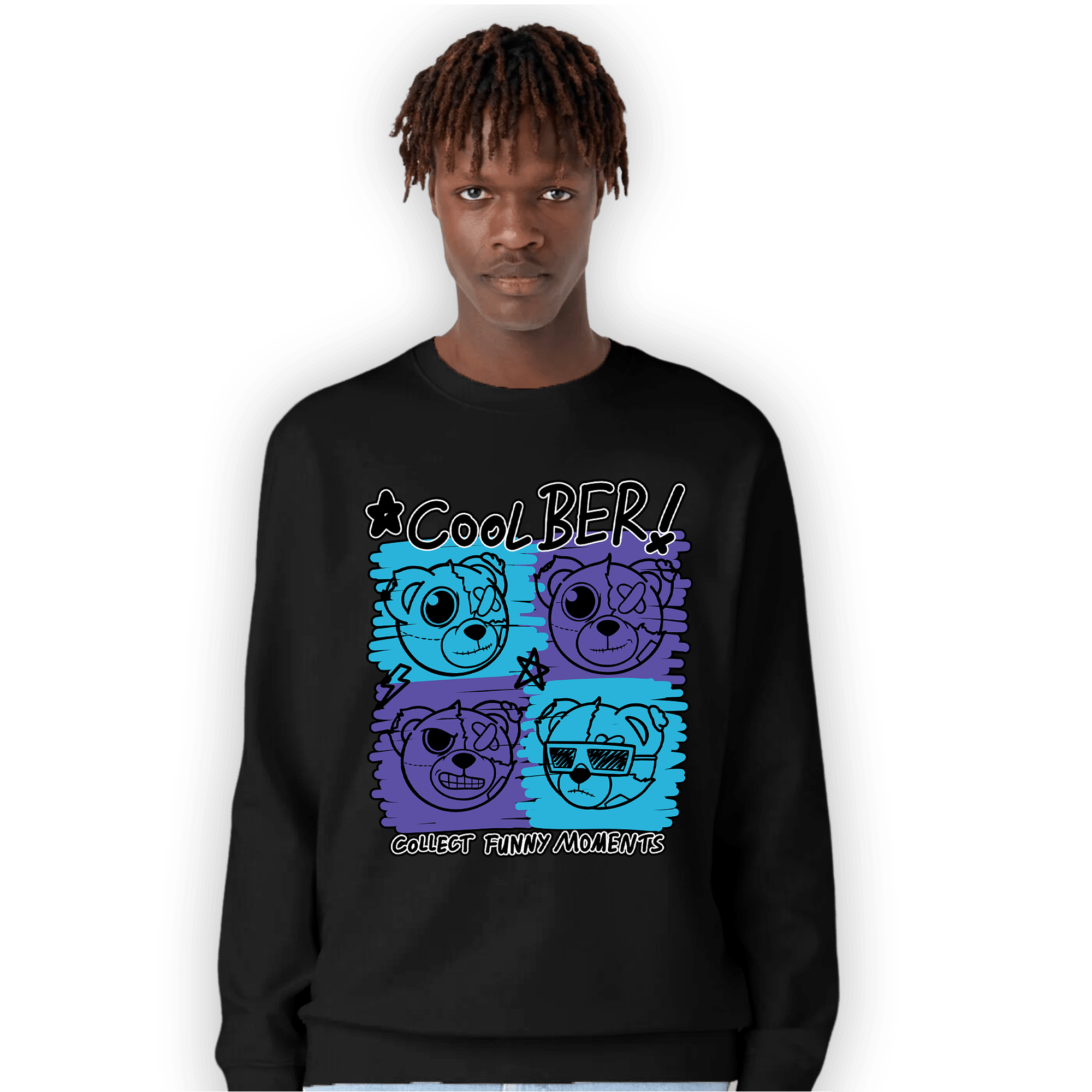 Aqua 6s Sweatshirt Match Cool BER - NastyJamz