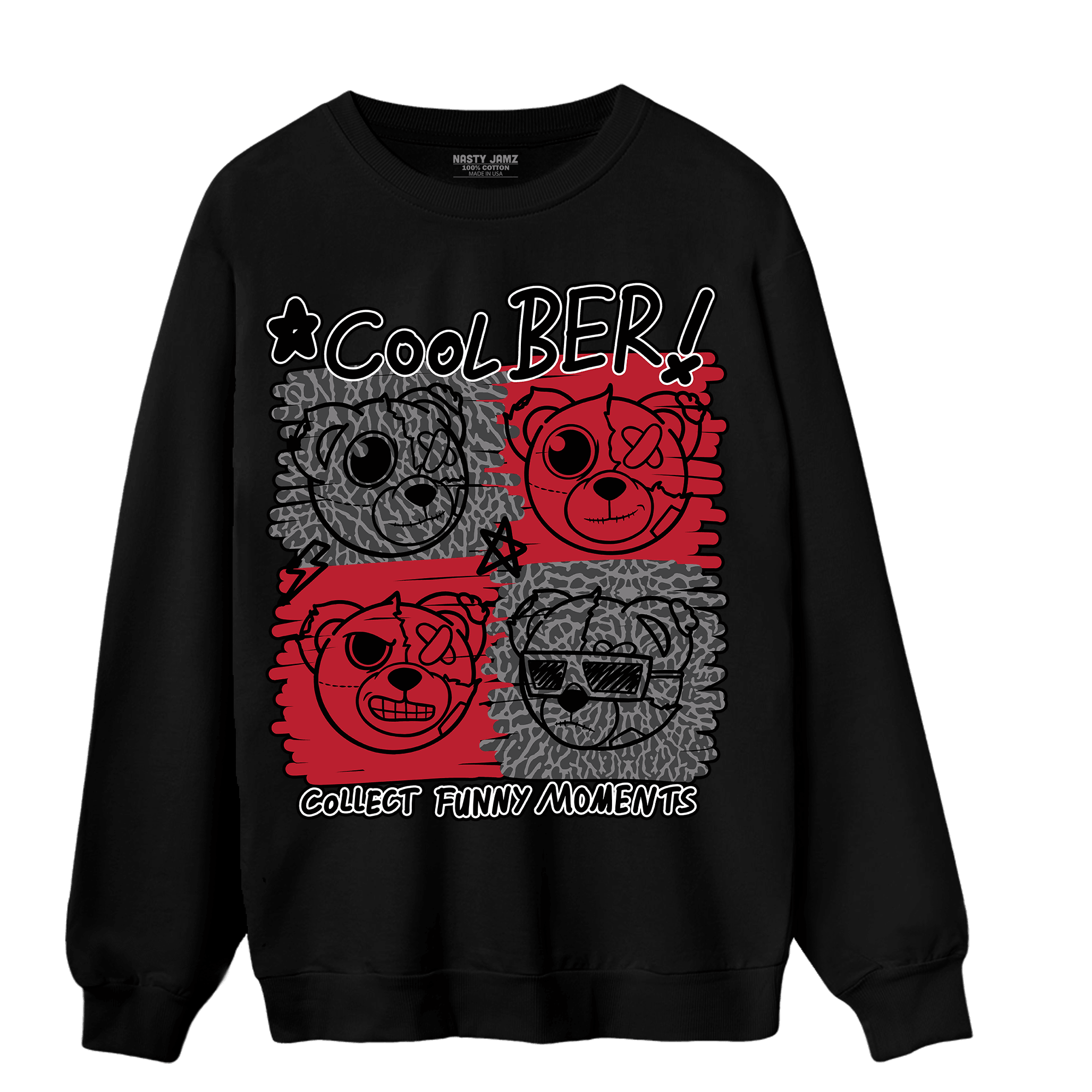 Spizike Low Bred Sweatshirt Match Cool BER - NastyJamz