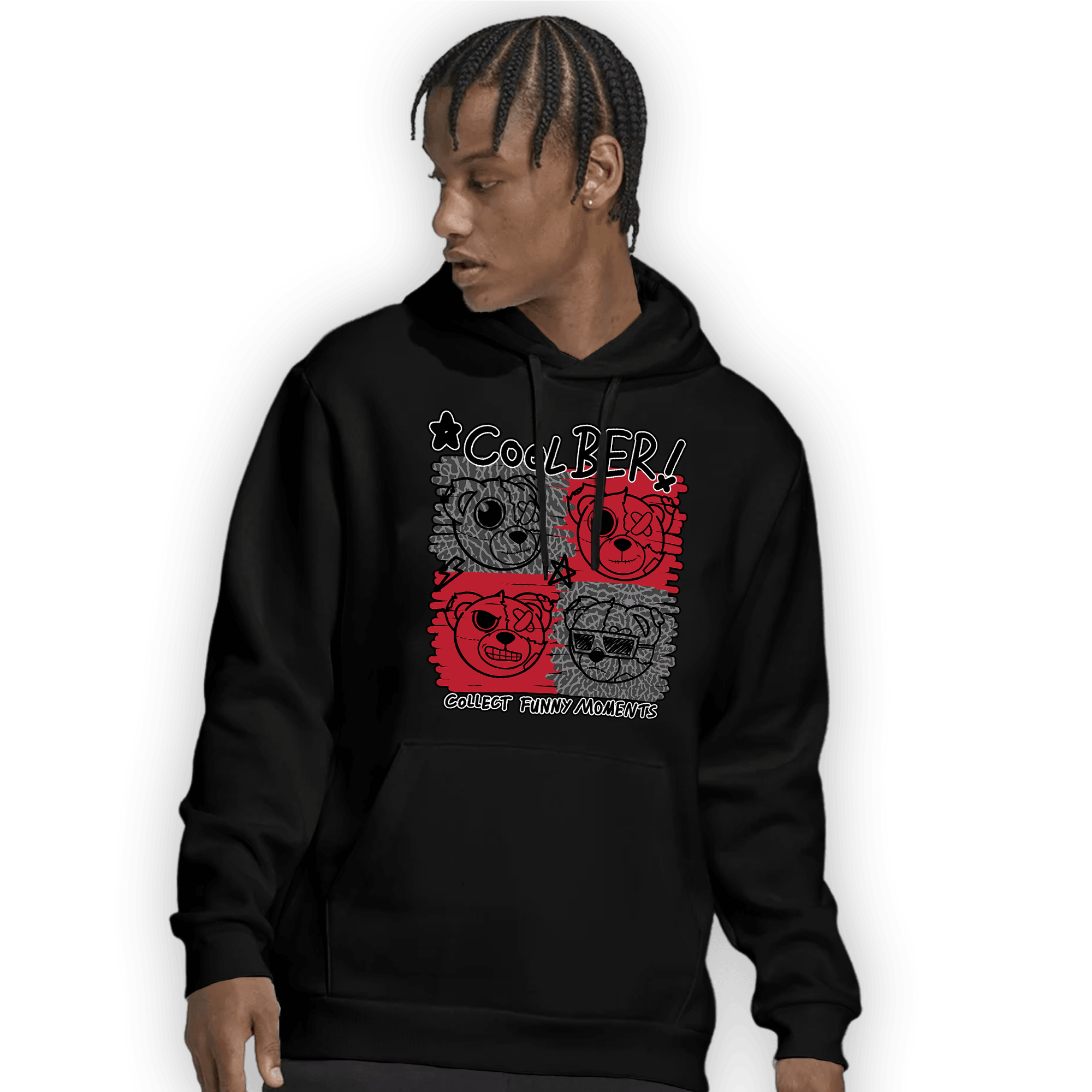 Spizike Low Bred Hoodie Match Cool BER - NastyJamz
