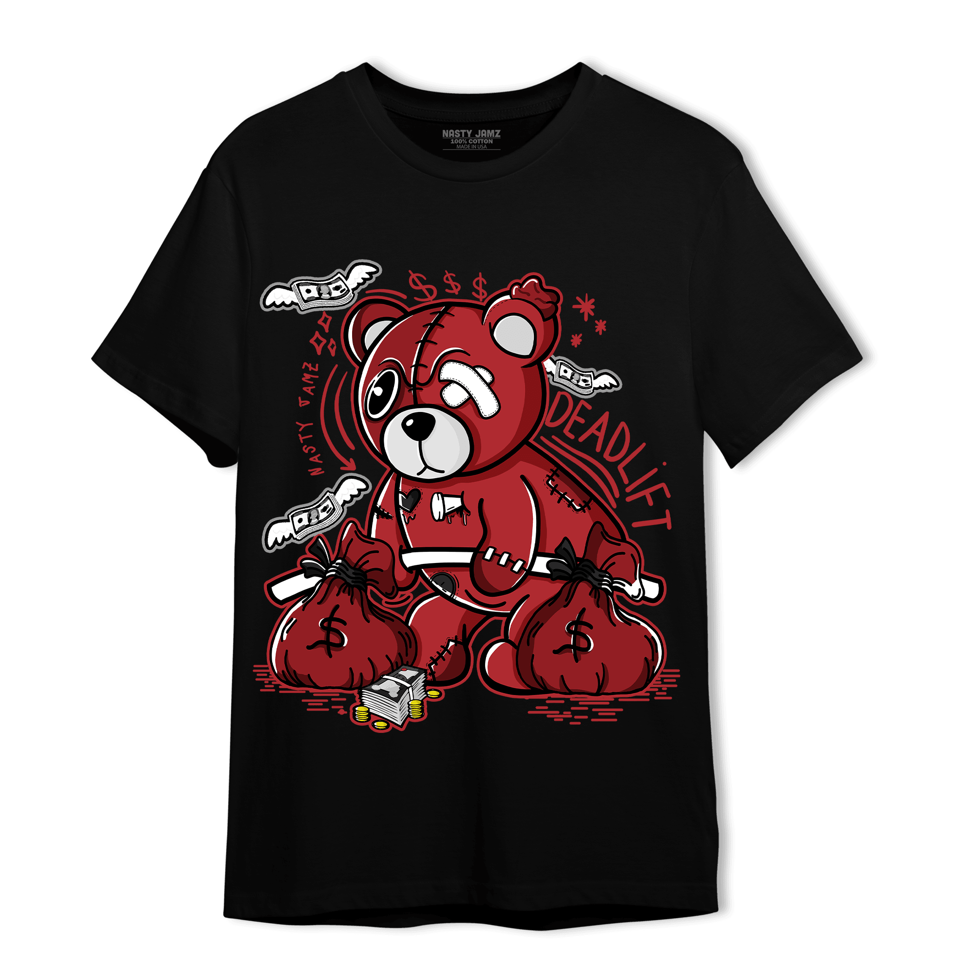 Cherry 12s T Shirt Match Deadlift BER - NastyJamz