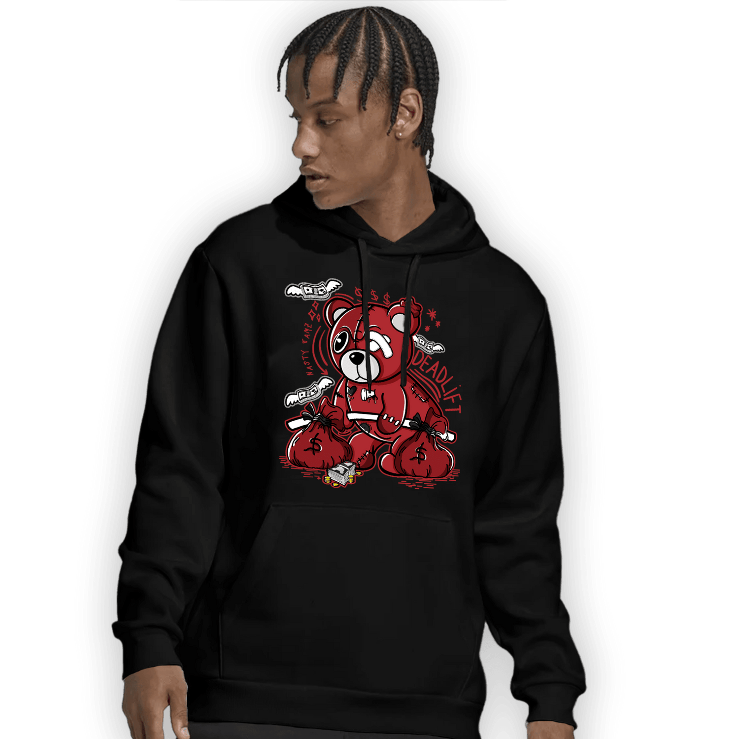 Cherry 12s Hoodie Match Deadlift BER - NastyJamz