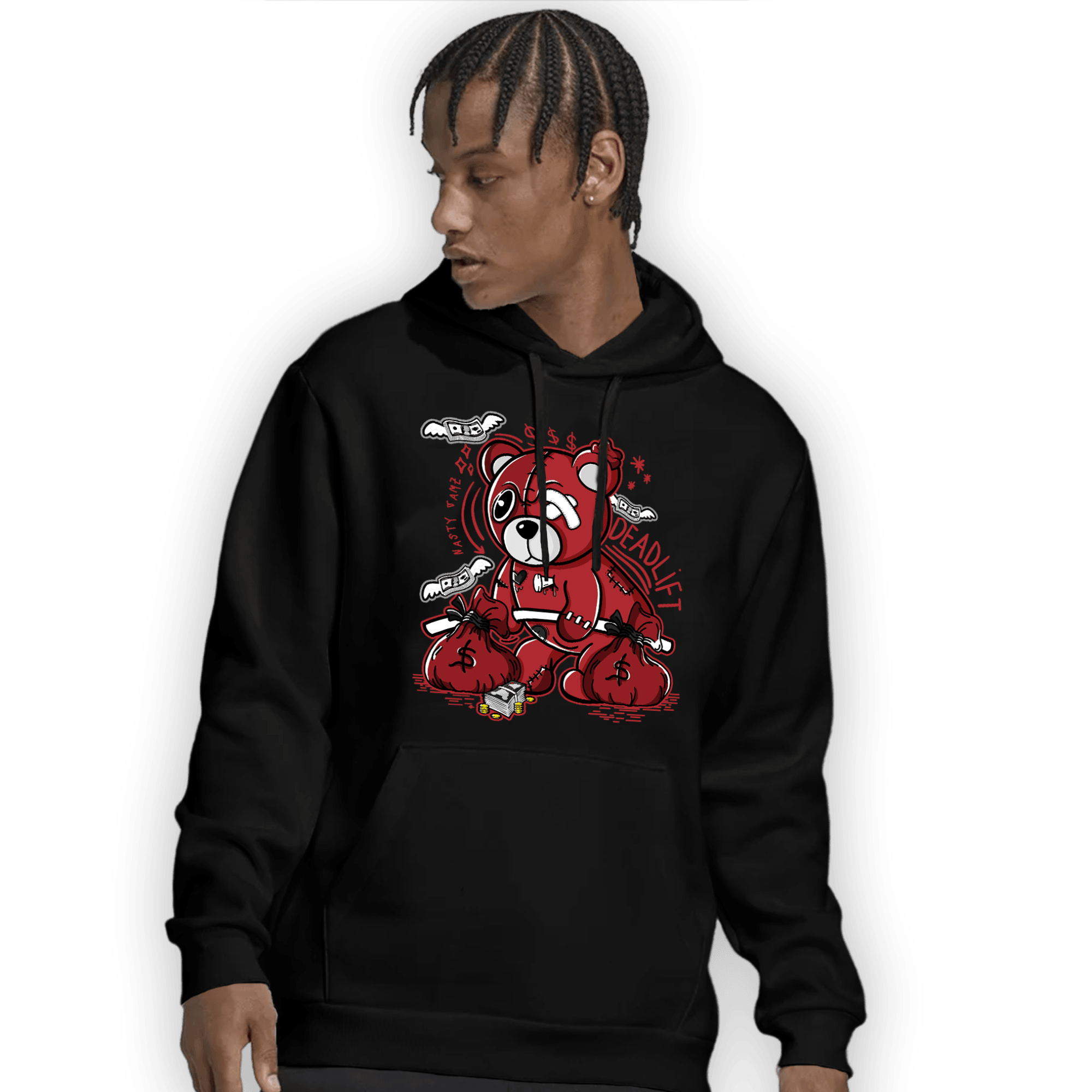 Cherry 12s Hoodie Match Deadlift BER - NastyJamz