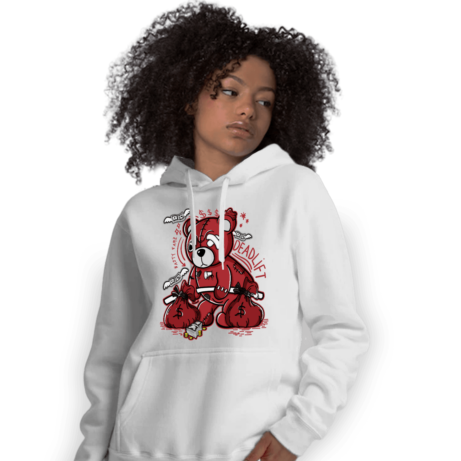 Cherry 12s Hoodie Match Deadlift BER - NastyJamz