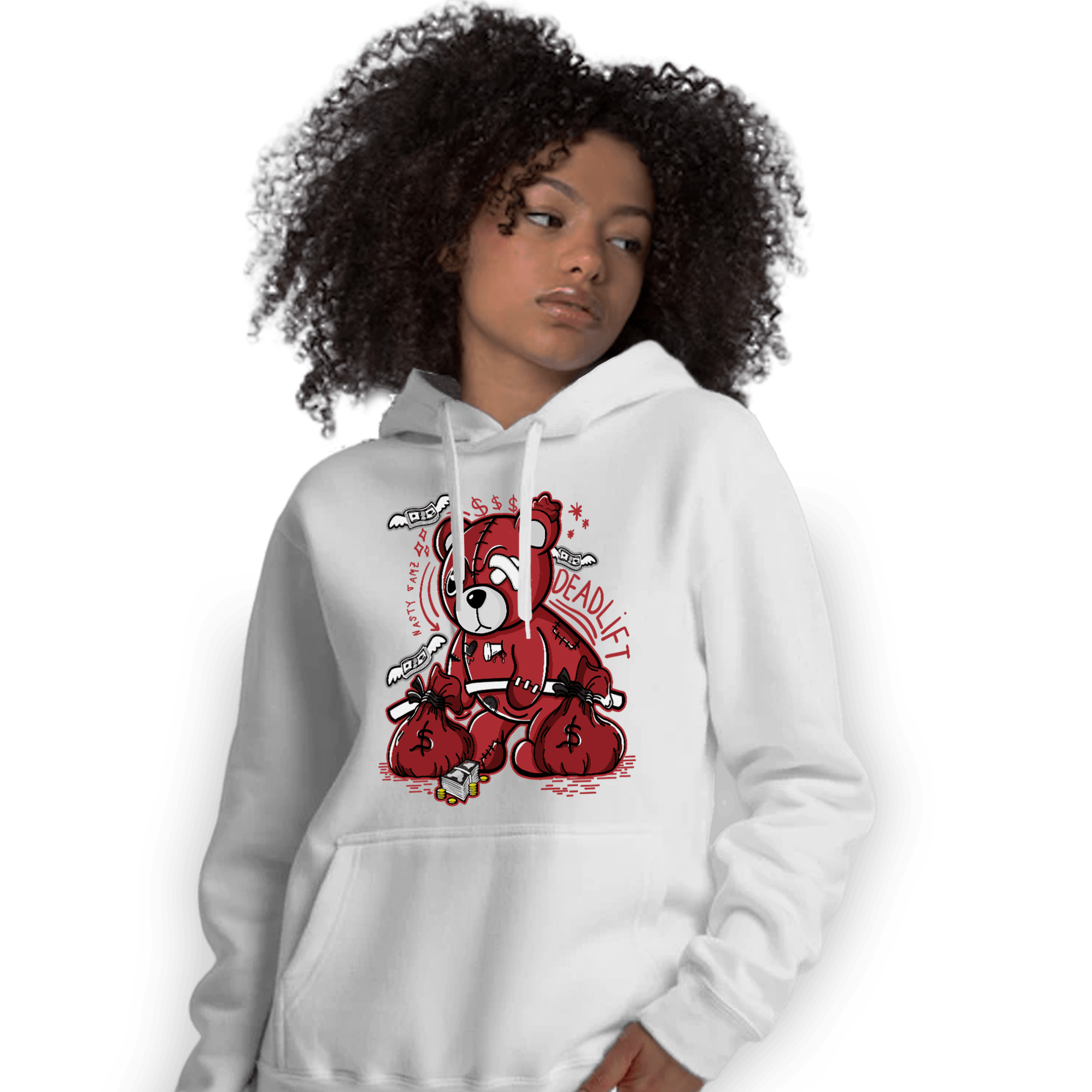 Cherry 12s Hoodie Match Deadlift BER - NastyJamz