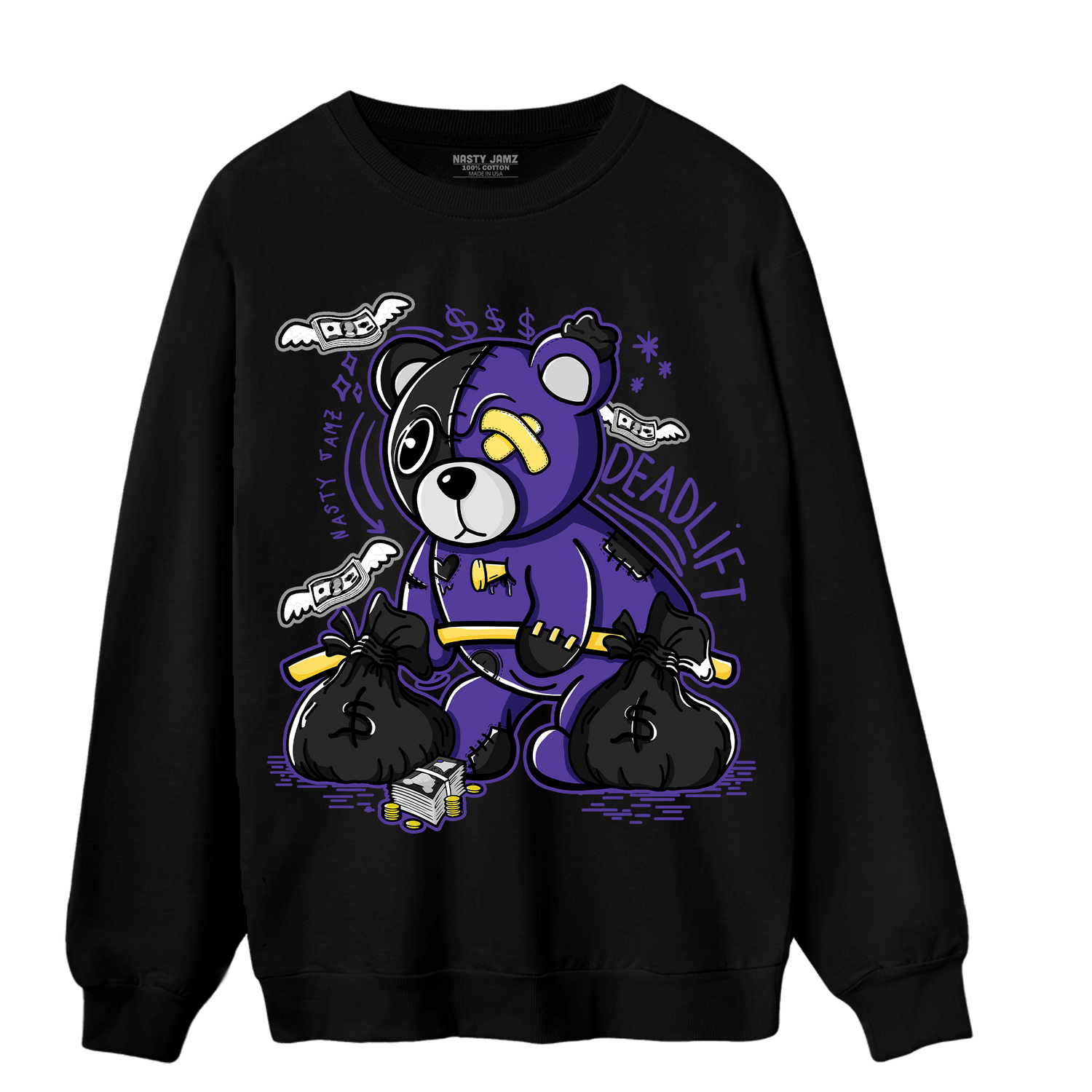 Field Purple 12s Sweatshirt Match Deadlift BER - NastyJamz