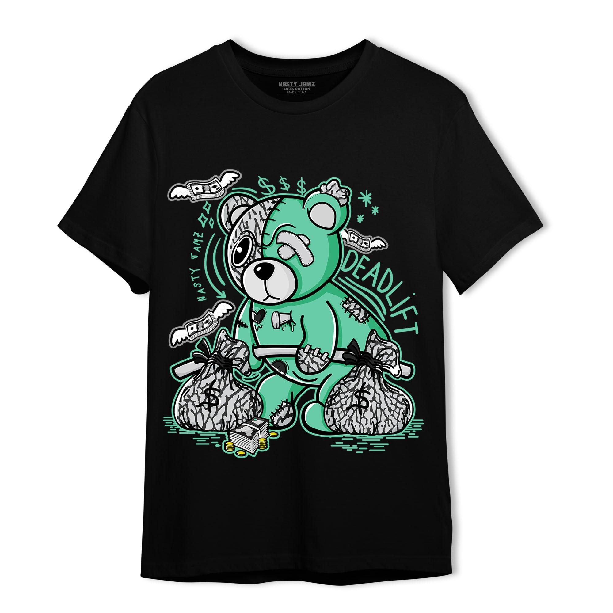 Green Glow 3s T Shirt Match Deadlift BER - NastyJamz