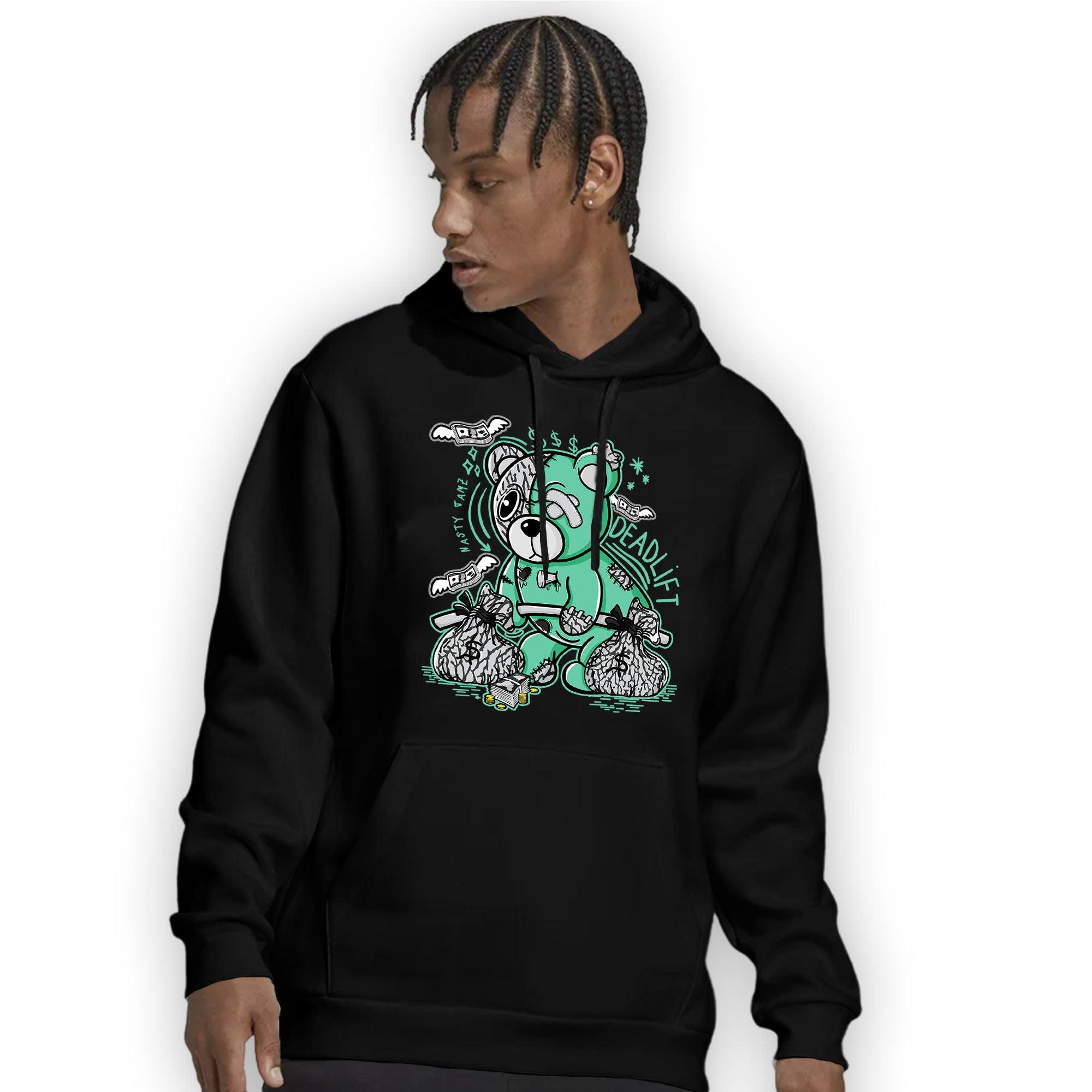 Green Glow 3s Hoodie Match Deadlift BER - NastyJamz