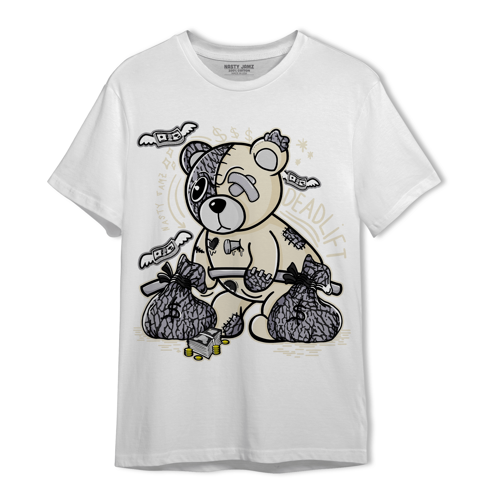 Off Noir 3s T Shirt Match Deadlift BER - NastyJamz