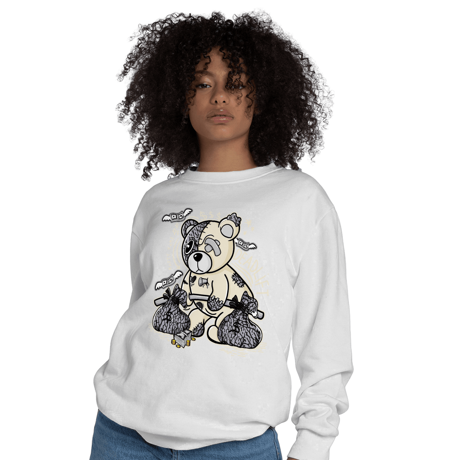 Off Noir 3s Sweatshirt Match Deadlift BER - NastyJamz