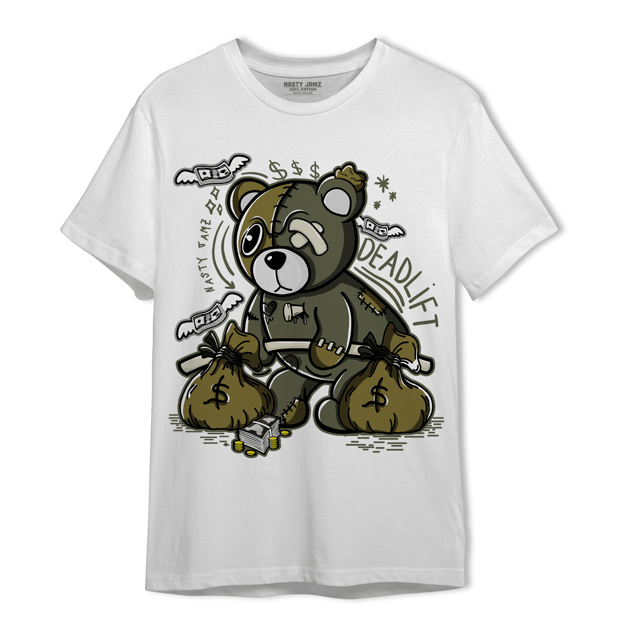 SE Craft Medium Olive 4s T Shirt Match Deadlift BER - NastyJamz