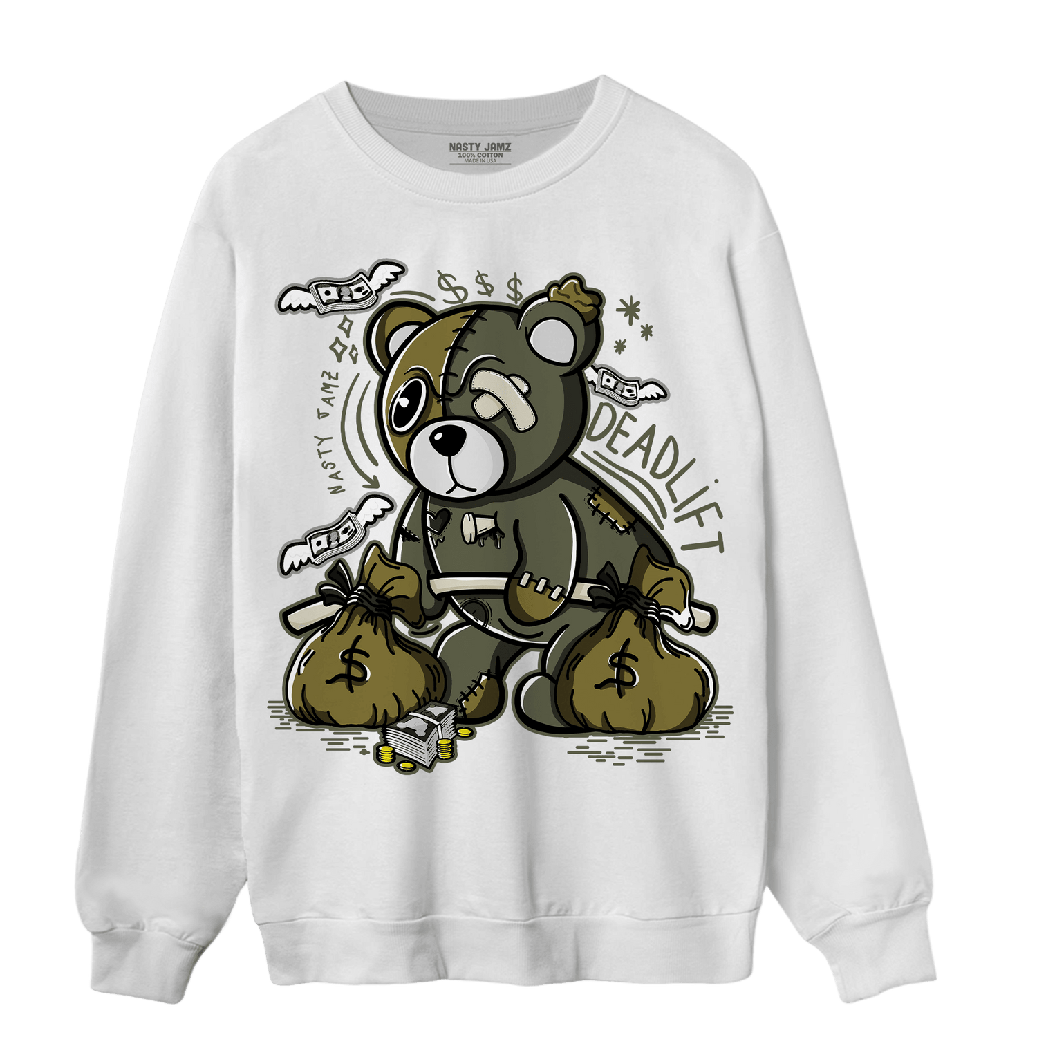 SE Craft Medium Olive 4s Sweatshirt Match Deadlift BER - NastyJamz