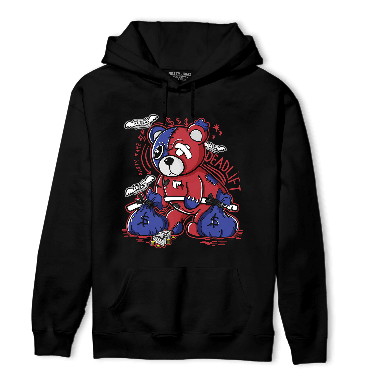 Playoffs 8s Hoodie Match Deadlift BER - NastyJamz