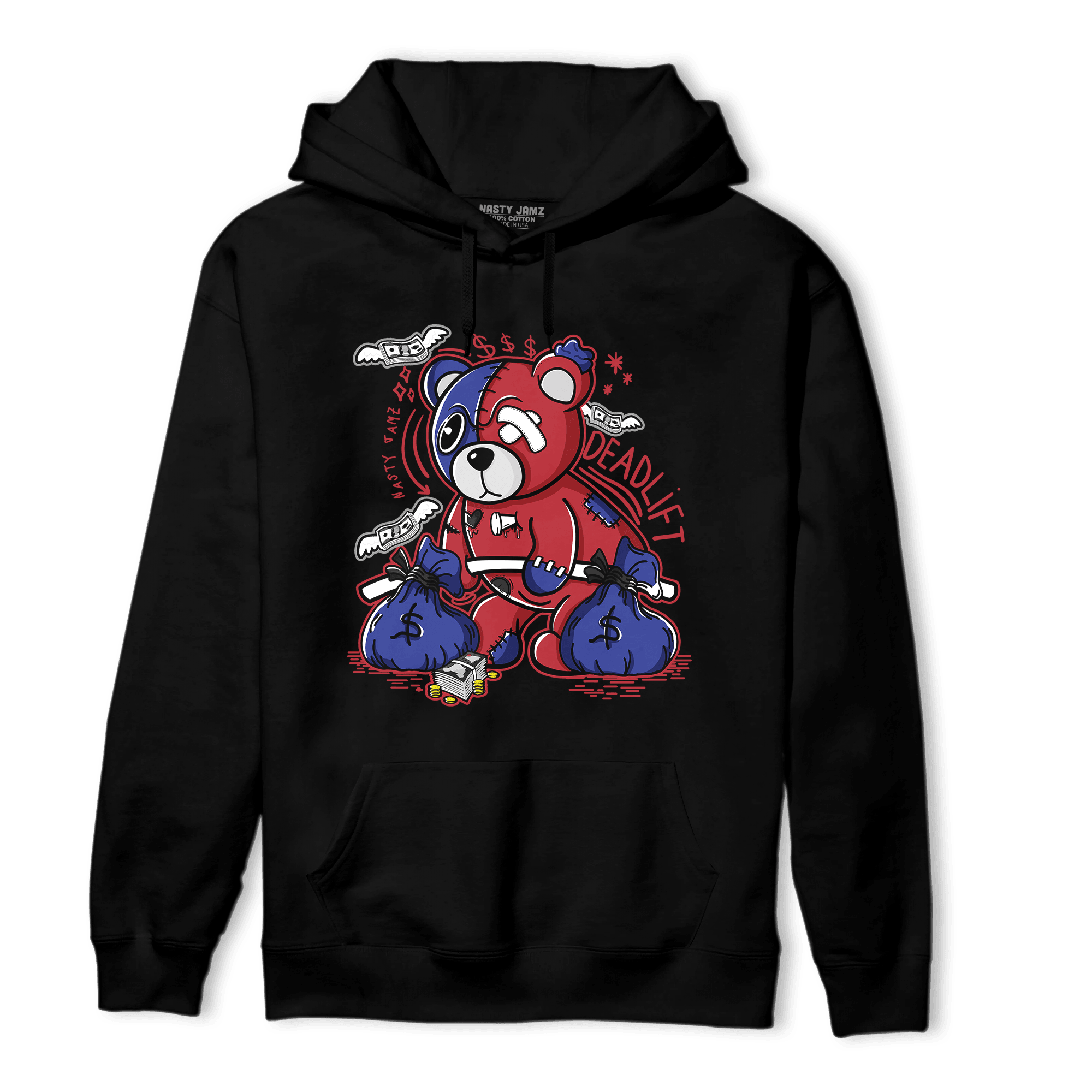 Playoffs 8s Hoodie Match Deadlift BER - NastyJamz