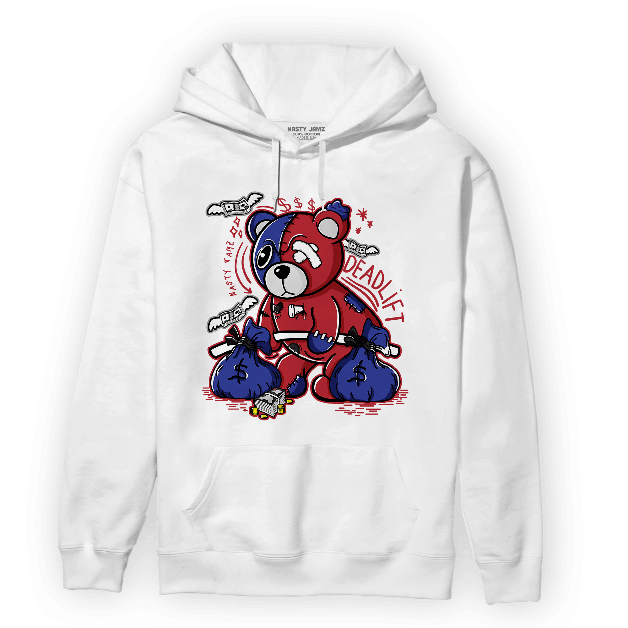 Playoffs 8s Hoodie Match Deadlift BER - NastyJamz