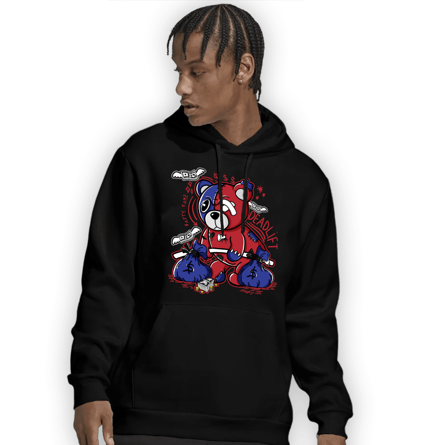 Playoffs 8s Hoodie Match Deadlift BER - NastyJamz