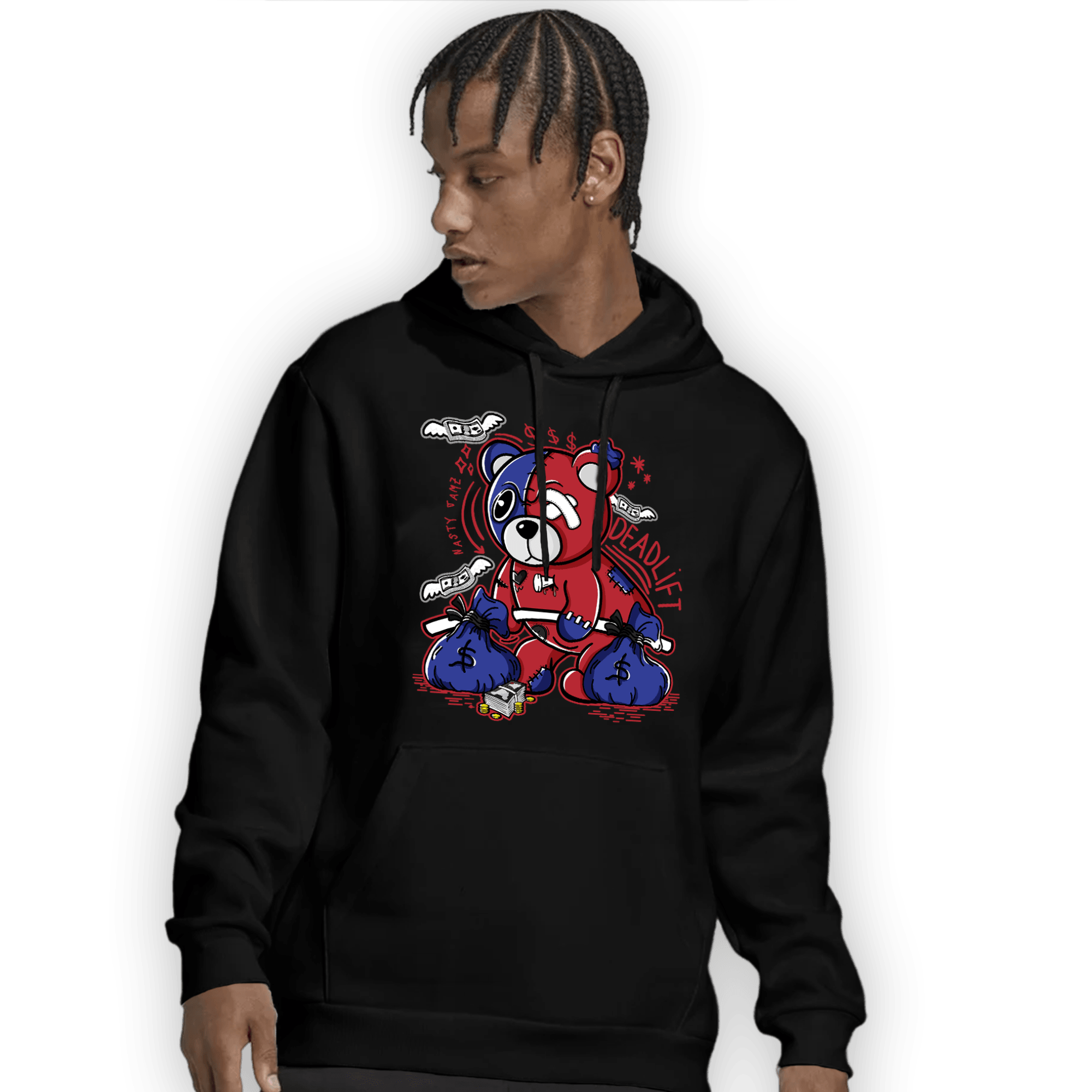 Playoffs 8s Hoodie Match Deadlift BER - NastyJamz