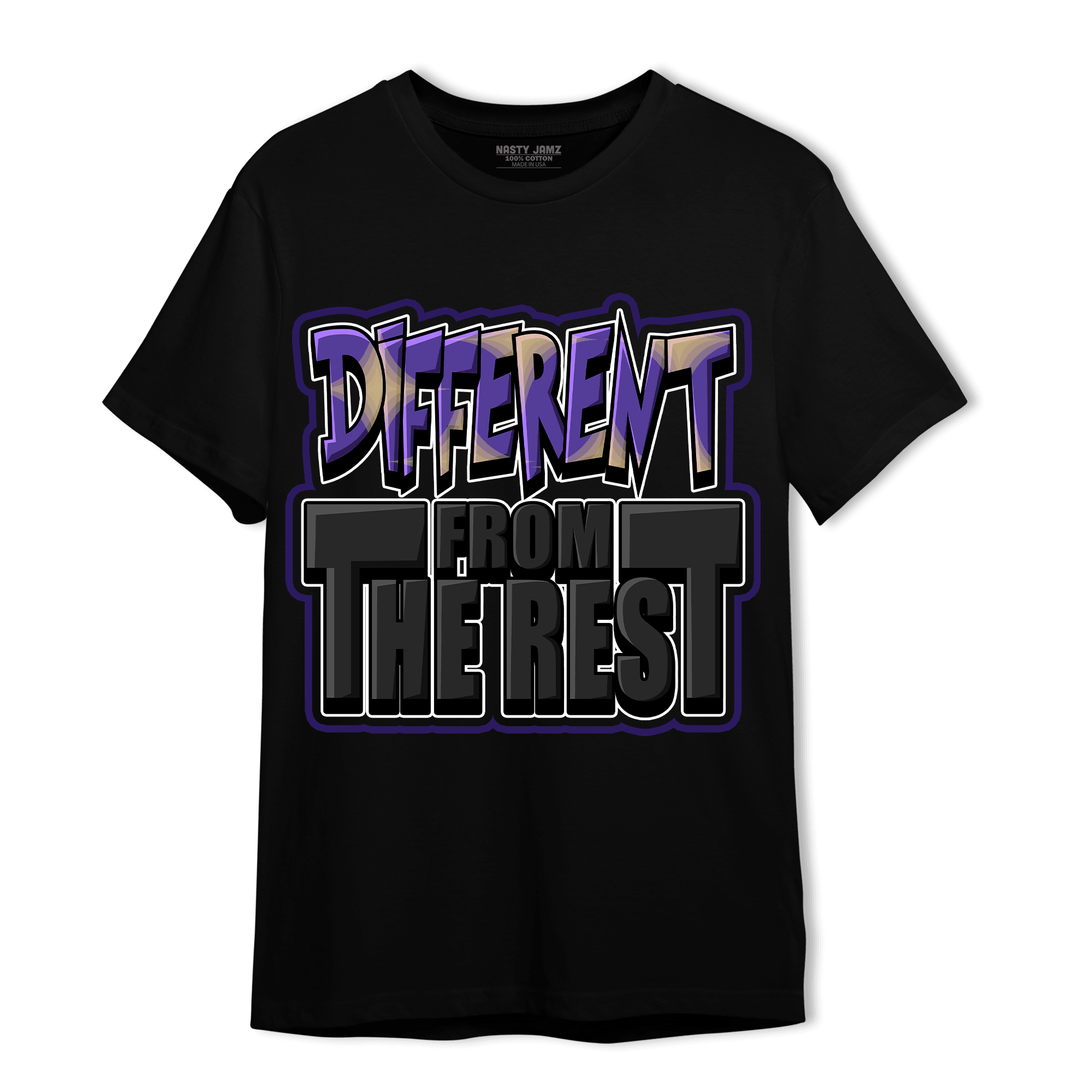 Field Purple 12s T Shirt Match Different From The Rest - NastyJamz