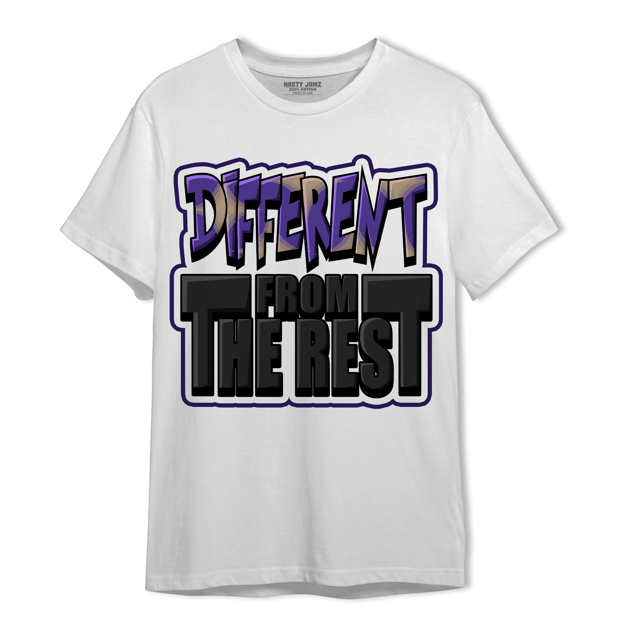 Field Purple 12s T Shirt Match Different From The Rest - NastyJamz