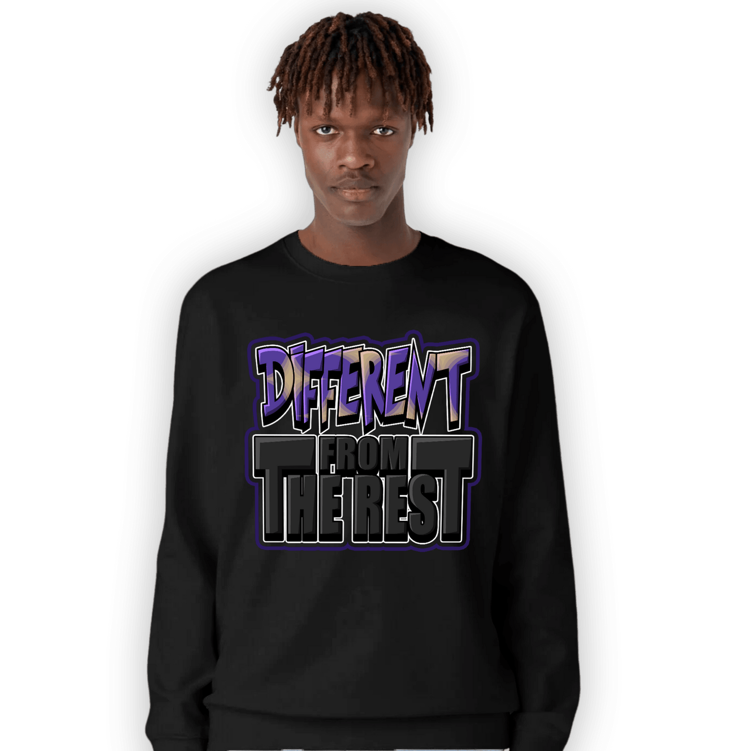 Field Purple 12s Sweatshirt Match Different From The Rest - NastyJamz