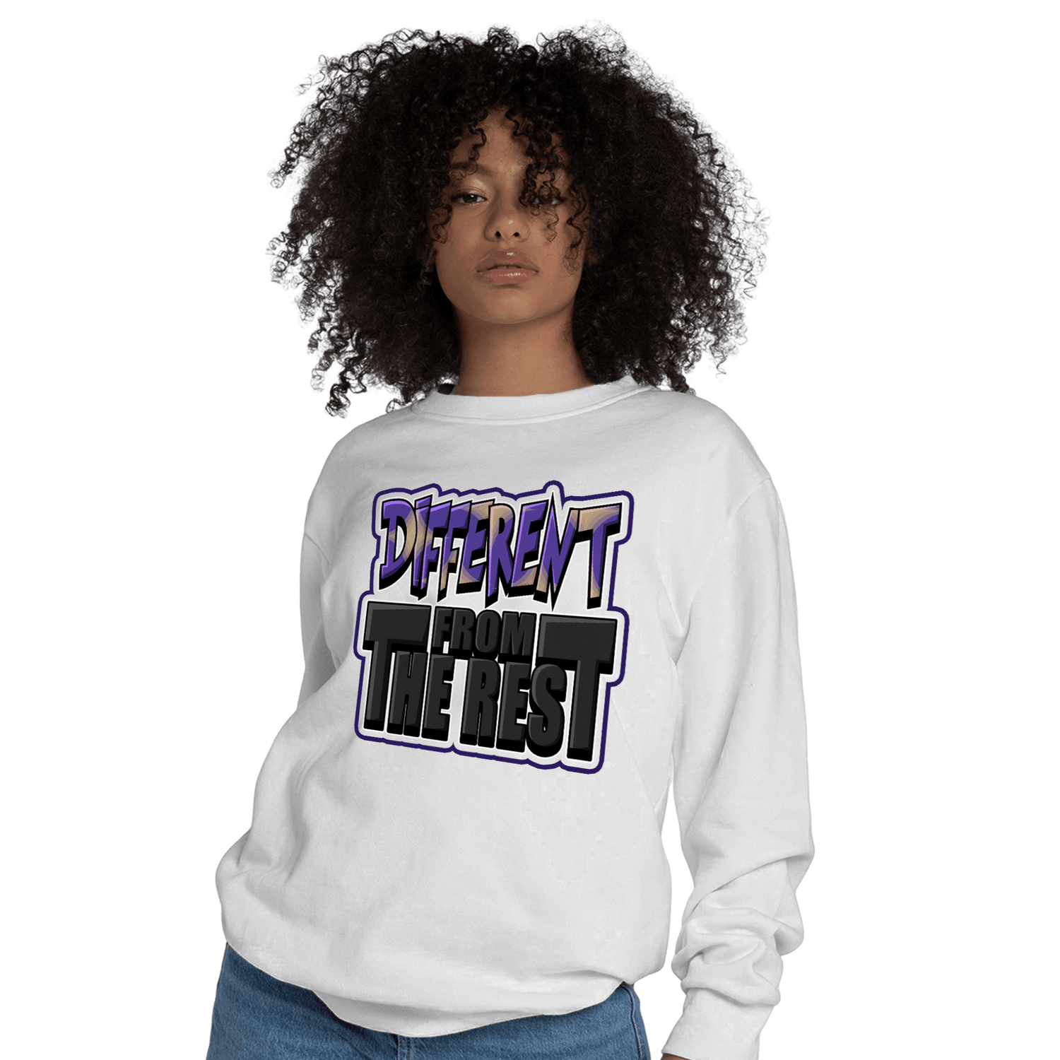 Field Purple 12s Sweatshirt Match Different From The Rest - NastyJamz