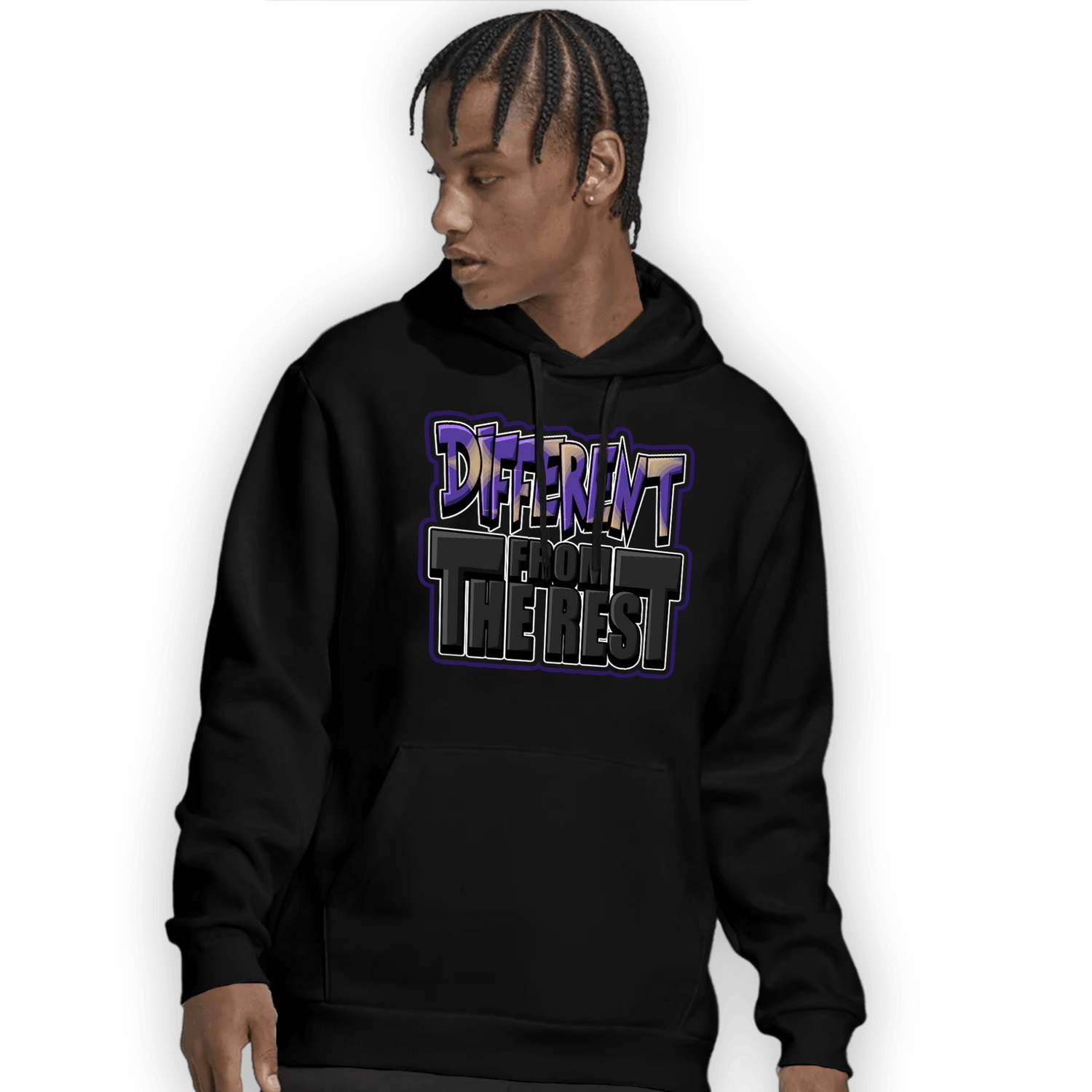 Field Purple 12s Hoodie Match Different From The Rest - NastyJamz