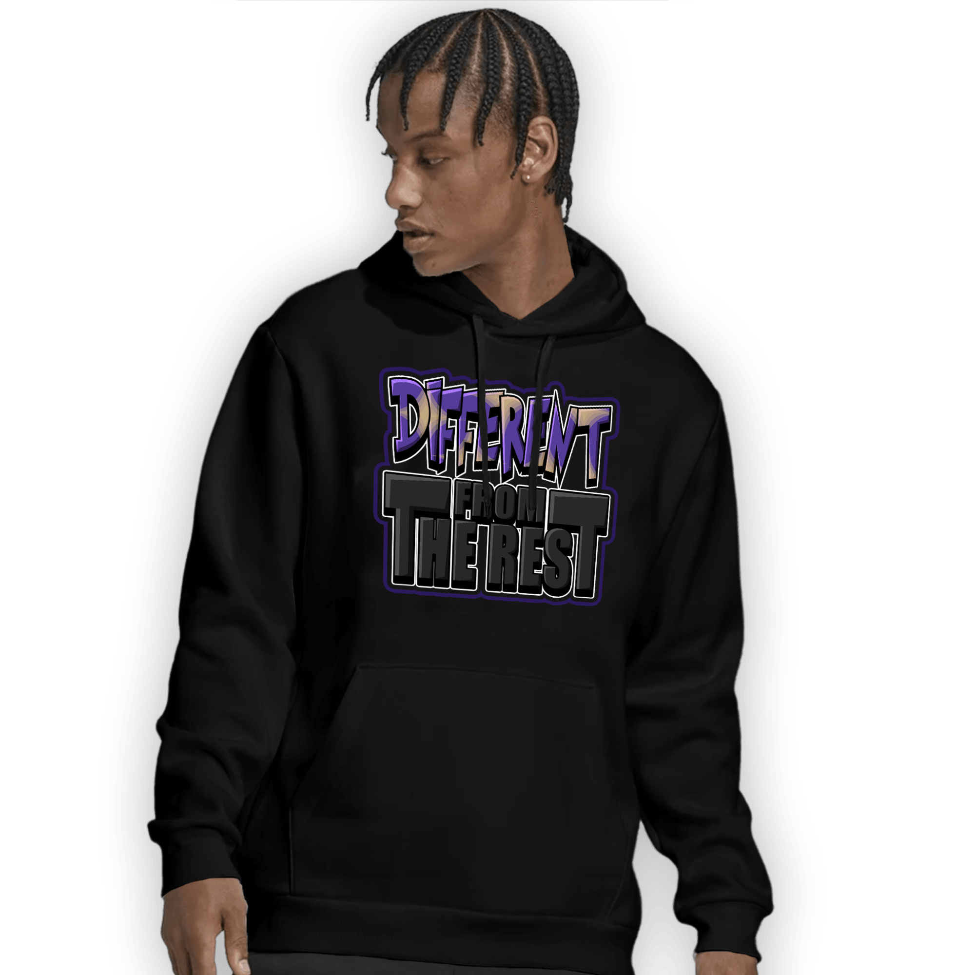 Field Purple 12s Hoodie Match Different From The Rest - NastyJamz