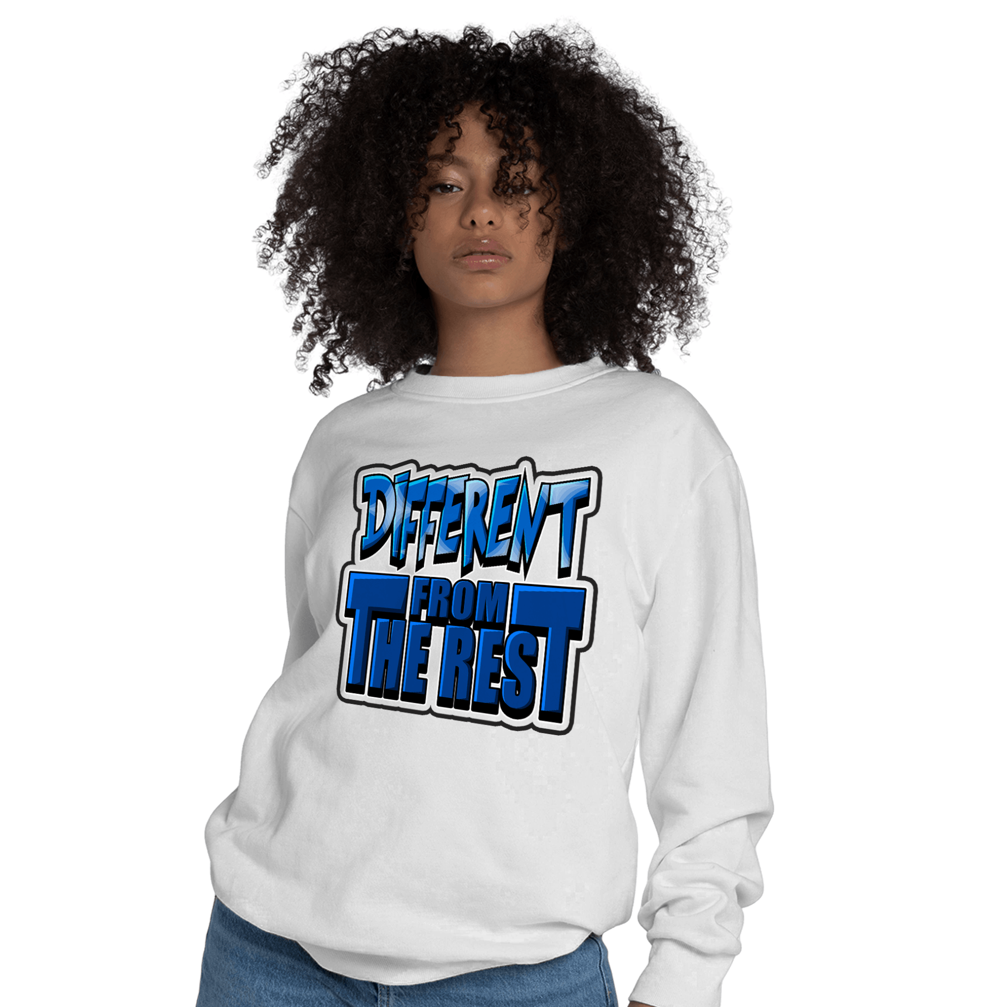 Royal Reimagined 1s Sweatshirt Match Different From The Rest - NastyJamz